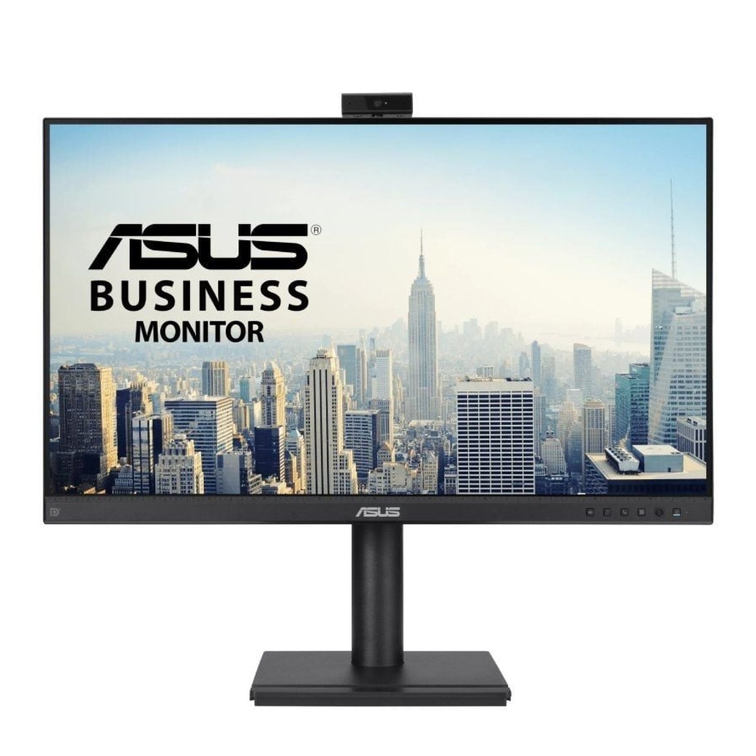 Asus BE249QFK · Monitor 24" Full HD · Webcam · Altura Ajustable · Negro