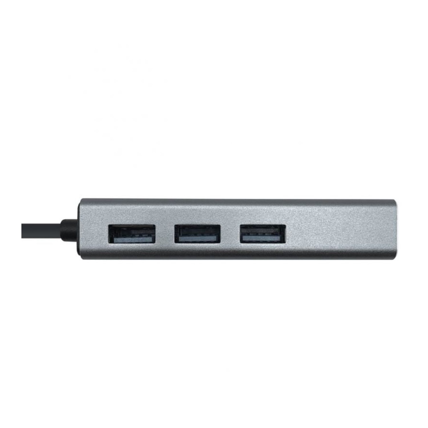 Aisens Hub USB 3.0 · 3 Puertos USB · 1 Ethernet RJ45 · Gris