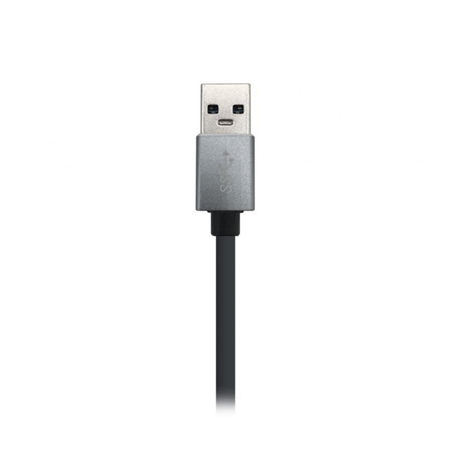 Aisens Hub USB 3.0 · 3 Puertos USB · 1 Ethernet RJ45 · Gris