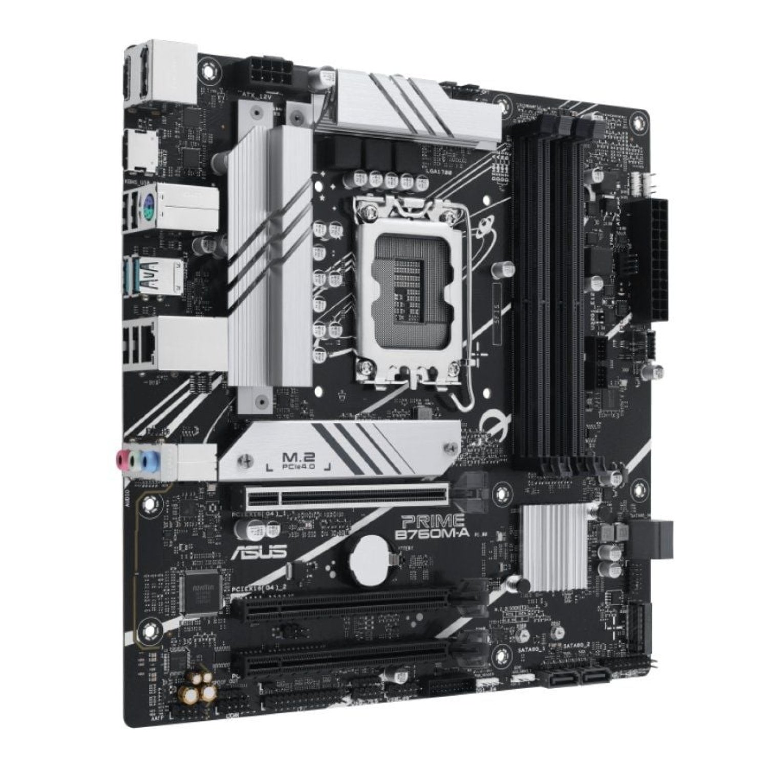 Asus Prime B760M-A-CSM · Socket 1700 · DDR5 · PCIe 4.0 · Micro ATX