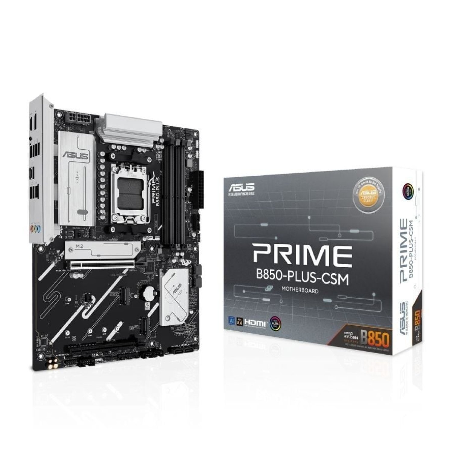 ASUS Prime B850-PLUS · Socket AM5 · DDR5 · PCIe 5.0