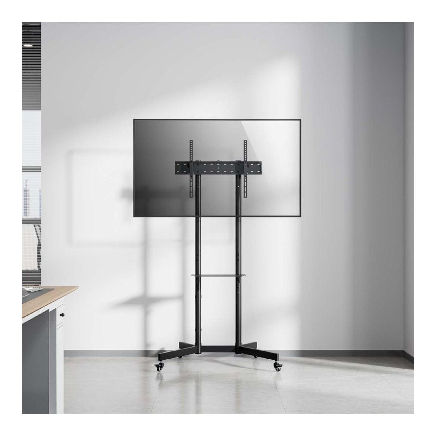 Aisens FT70TE-333 · Soporte TV Inclinable · 37"-70" · Hasta 45kg · Con Ruedas