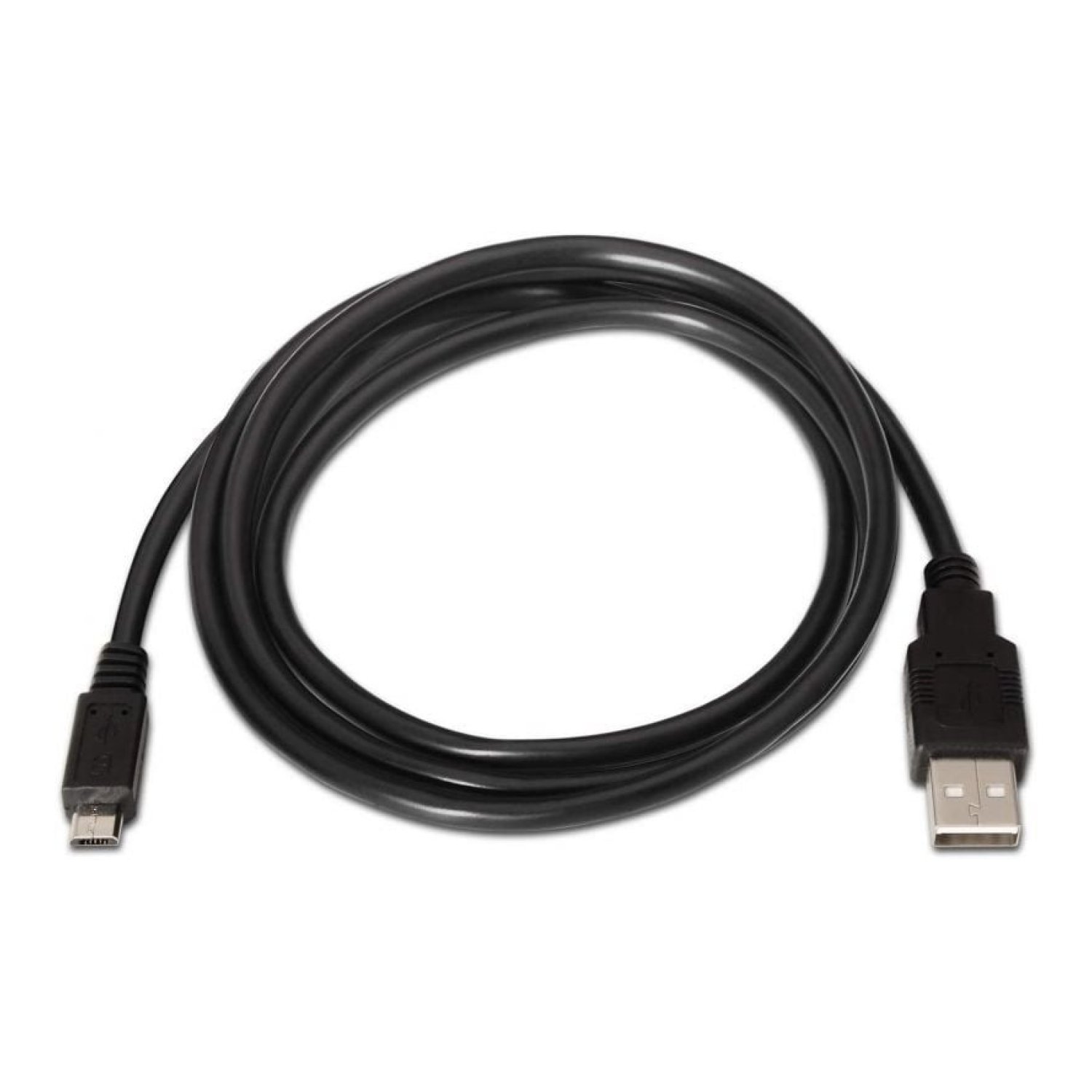 Aisens · Cable USB 2.0 · USB-A a MicroUSB · 480Mbps · 80cm · Negro