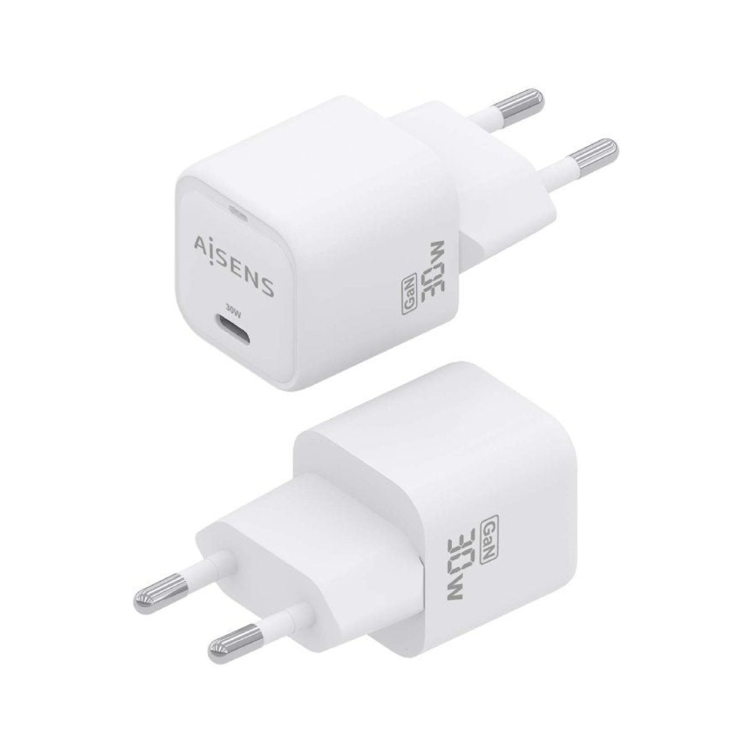 Aisens Cargador GaN · 1x USB-C · 30W