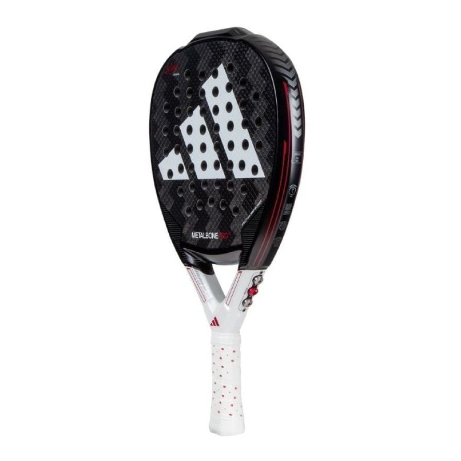 Adidas Metalbone HRD+ 2024 · Pala de Pádel · Negra y Blanca · Ale Galán