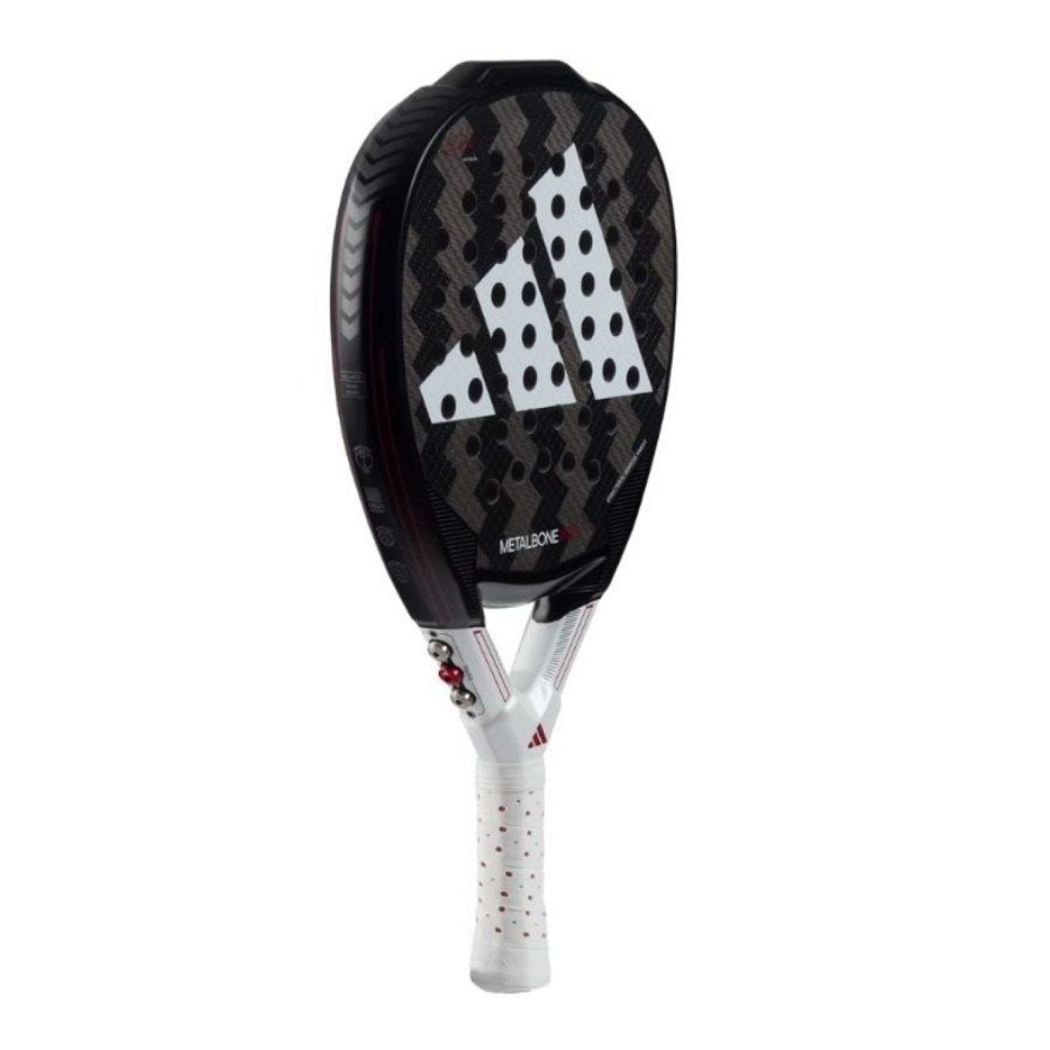 Adidas Metalbone HRD+ 2024 · Pala de Pádel · Negra y Blanca · Ale Galán