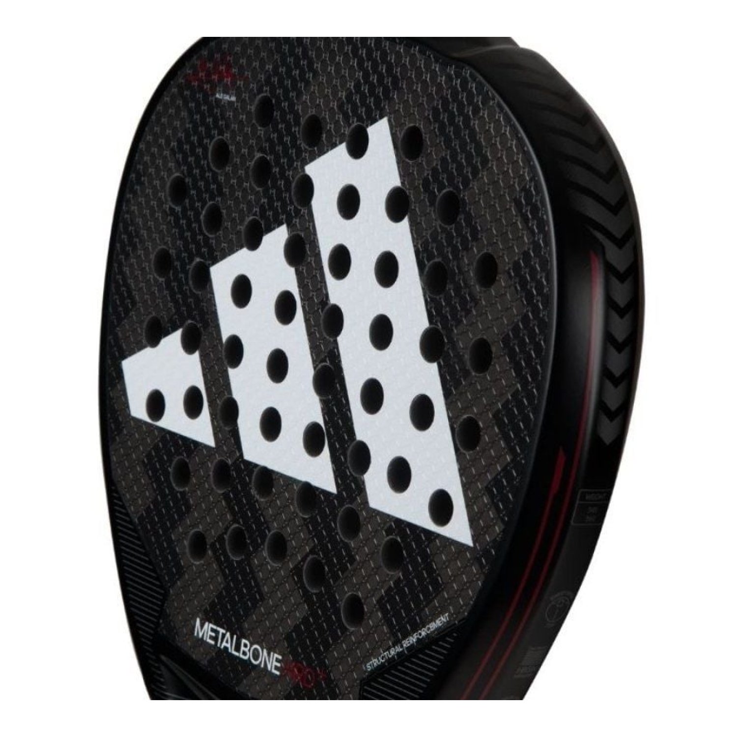 Adidas Metalbone HRD+ 2024 · Pala de Pádel · Negra y Blanca · Ale Galán
