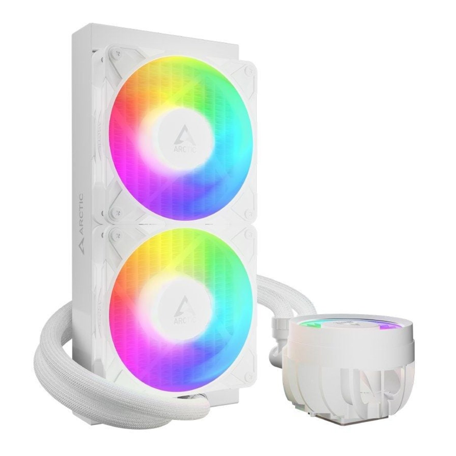 Arctic Liquid Freezer III Pro 240 · Refrigeración Líquida A-RGB · Blanco