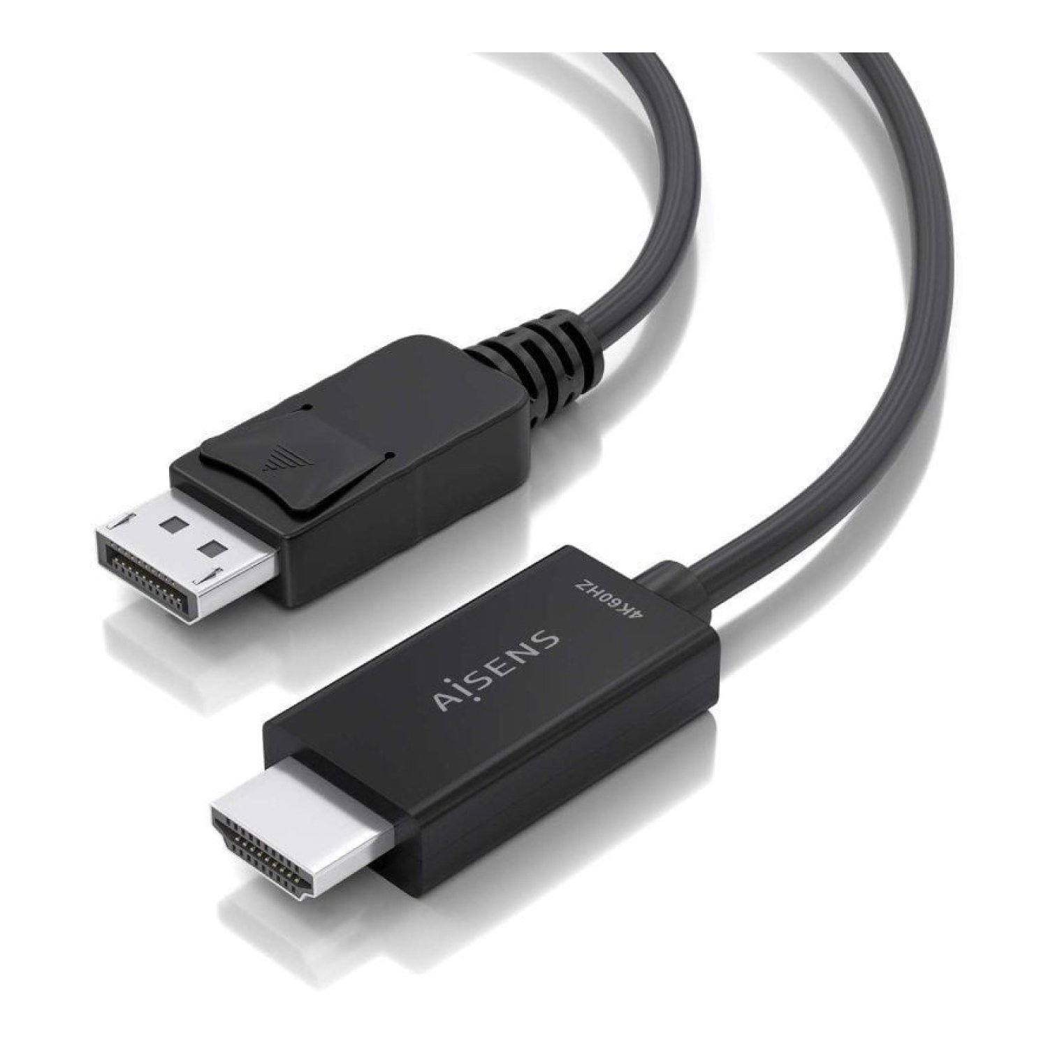 Aisens Cable Conversor · DisplayPort a HDMI 4K · 2 metros · Negro