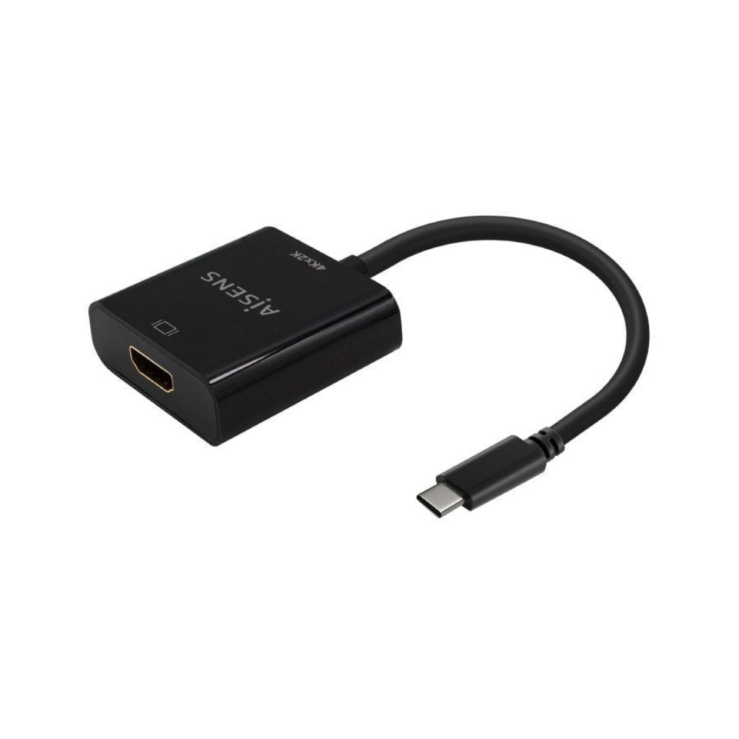 Aisens · Conversor HDMI a USB-C · 4K 30Hz · 15cm · Negro