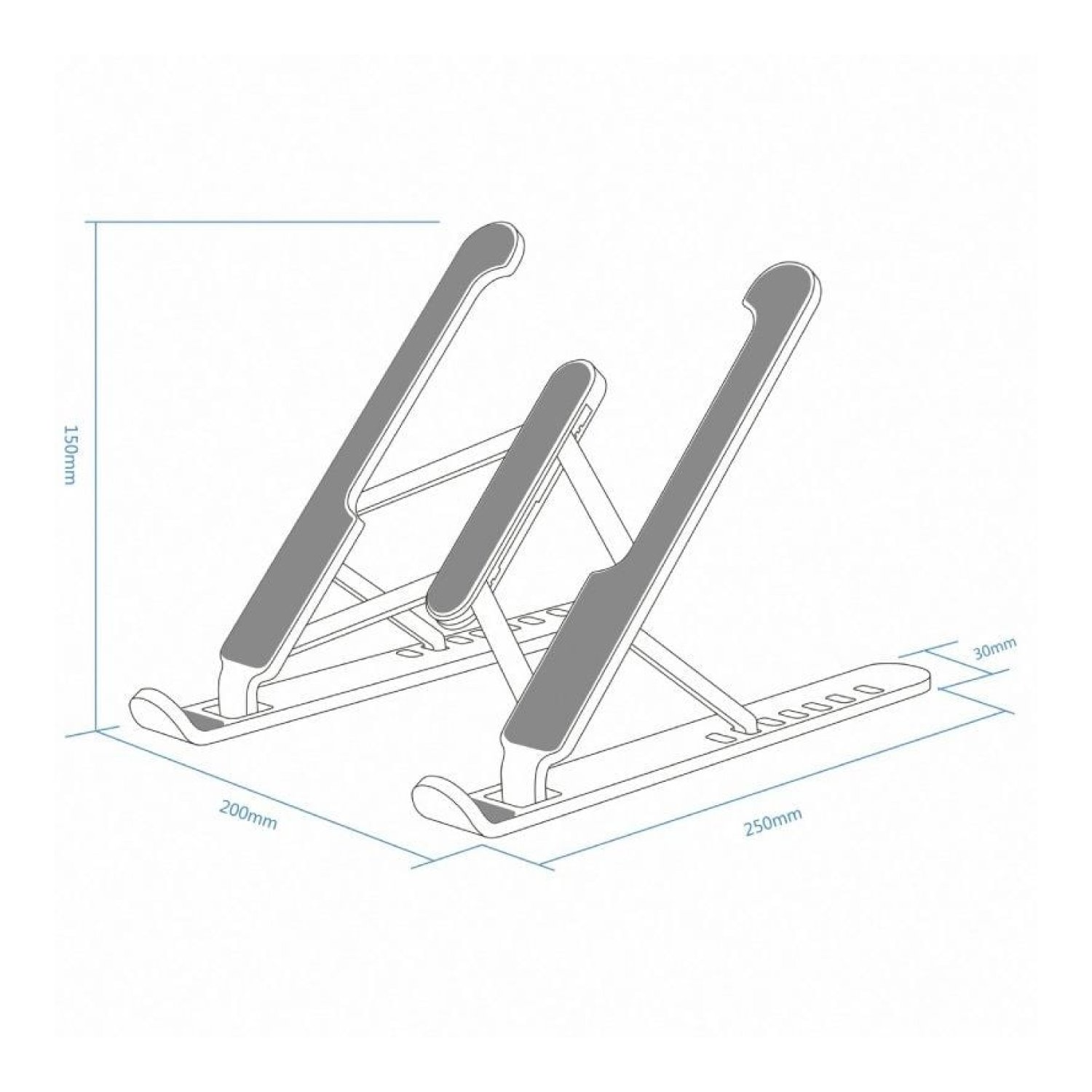 Aisens LPS1M-101 · Soporte Portátil/Tablet · Hasta 15" · Ajustable