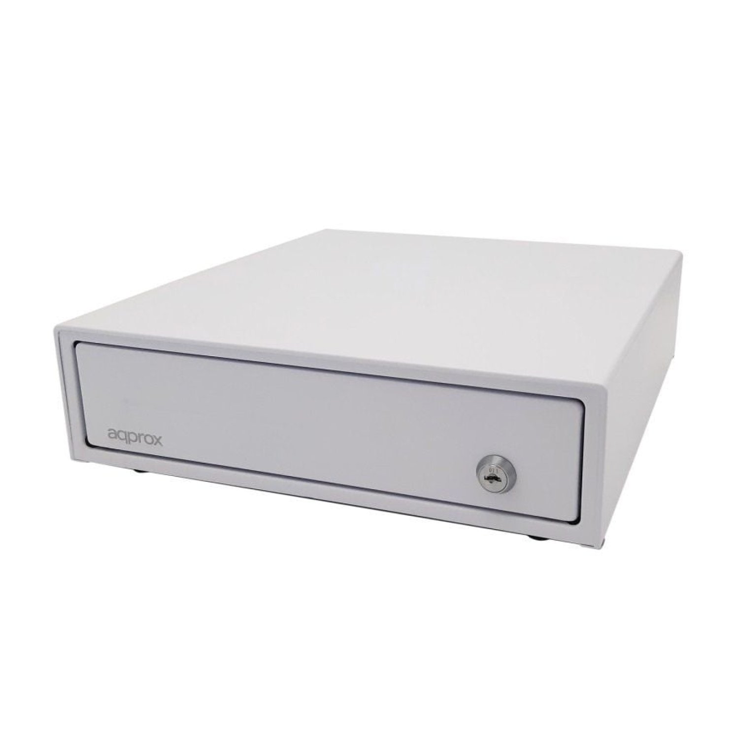 Cajón Portamonedas Approx appCASH33WH/ Manual y Automático/ Blanco