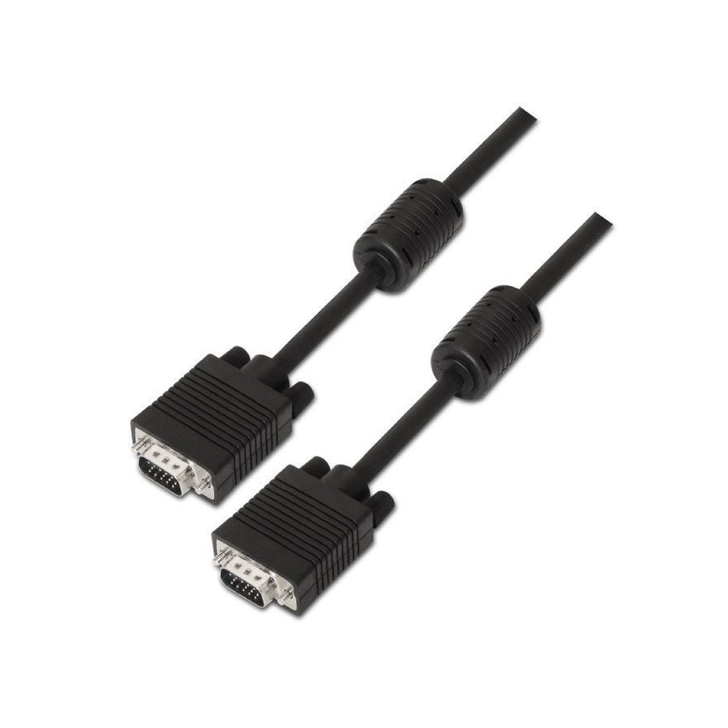 Cable SVGA Aisens A113-0072/ VGA Macho - VGA Macho/ Hasta 3W/ 10Mbps/ 3m/ Negro