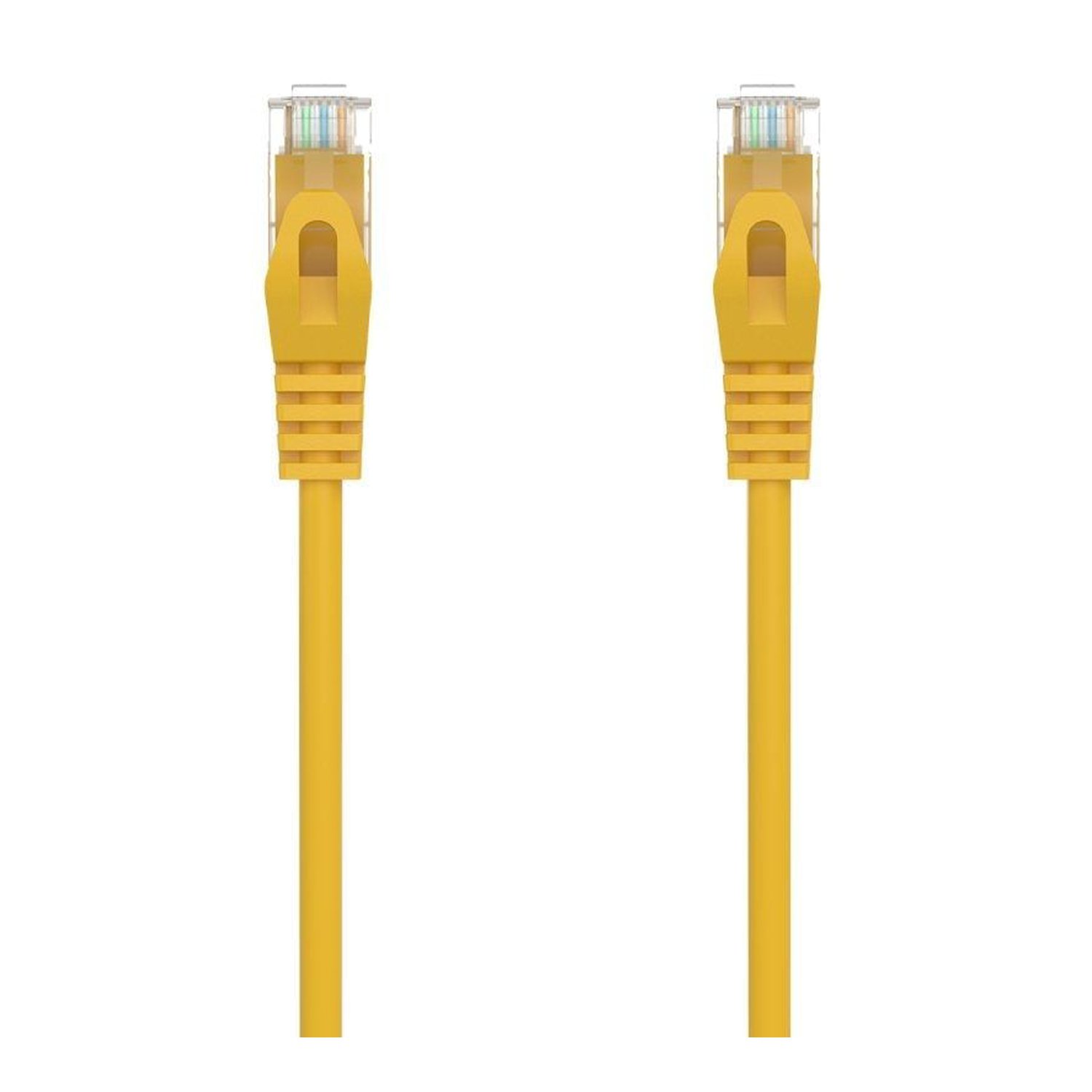Cable de Red RJ45 AWG24 UTP Aisens A145-0563 Cat.6A/ LSZH/ 25cm/ Amarillo