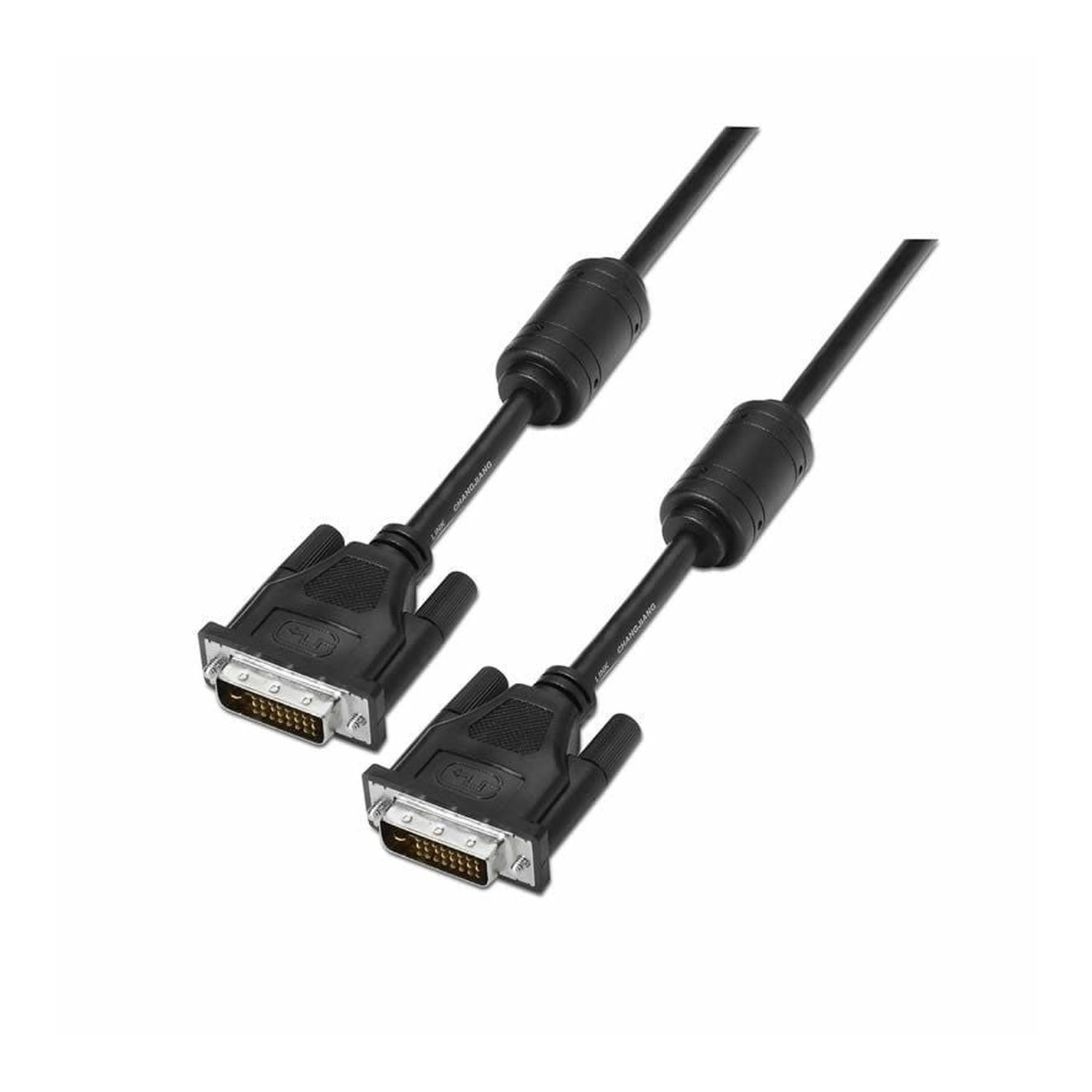 Cable DVI Aisens A117-0089/ DVI-D Macho - DVI-D Macho/ Hasta 3W/ 10Mbps/ 1.8m/ Negro