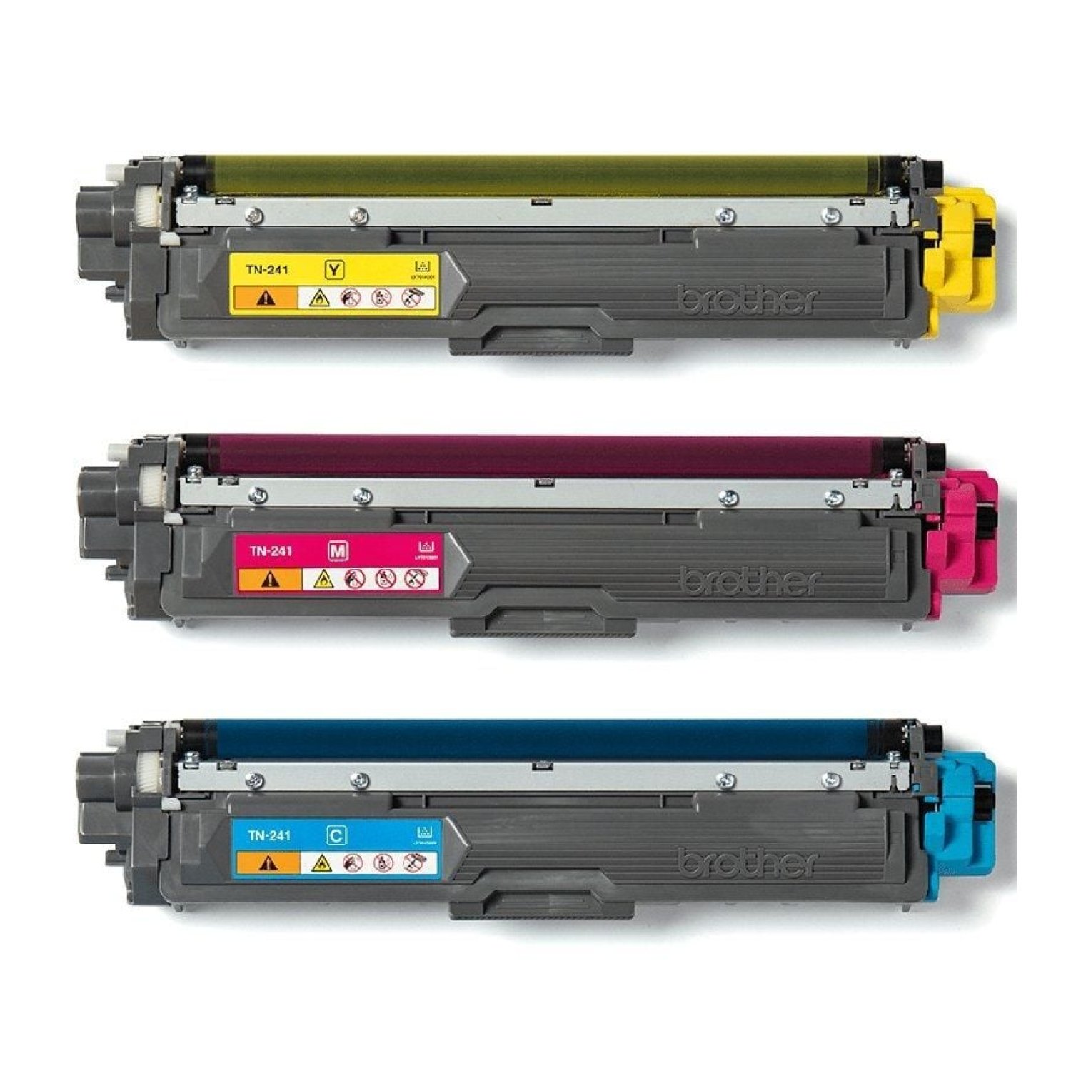 Brother TN241CMY · Tóner Original Multipack · Cian + Magenta + Amarillo