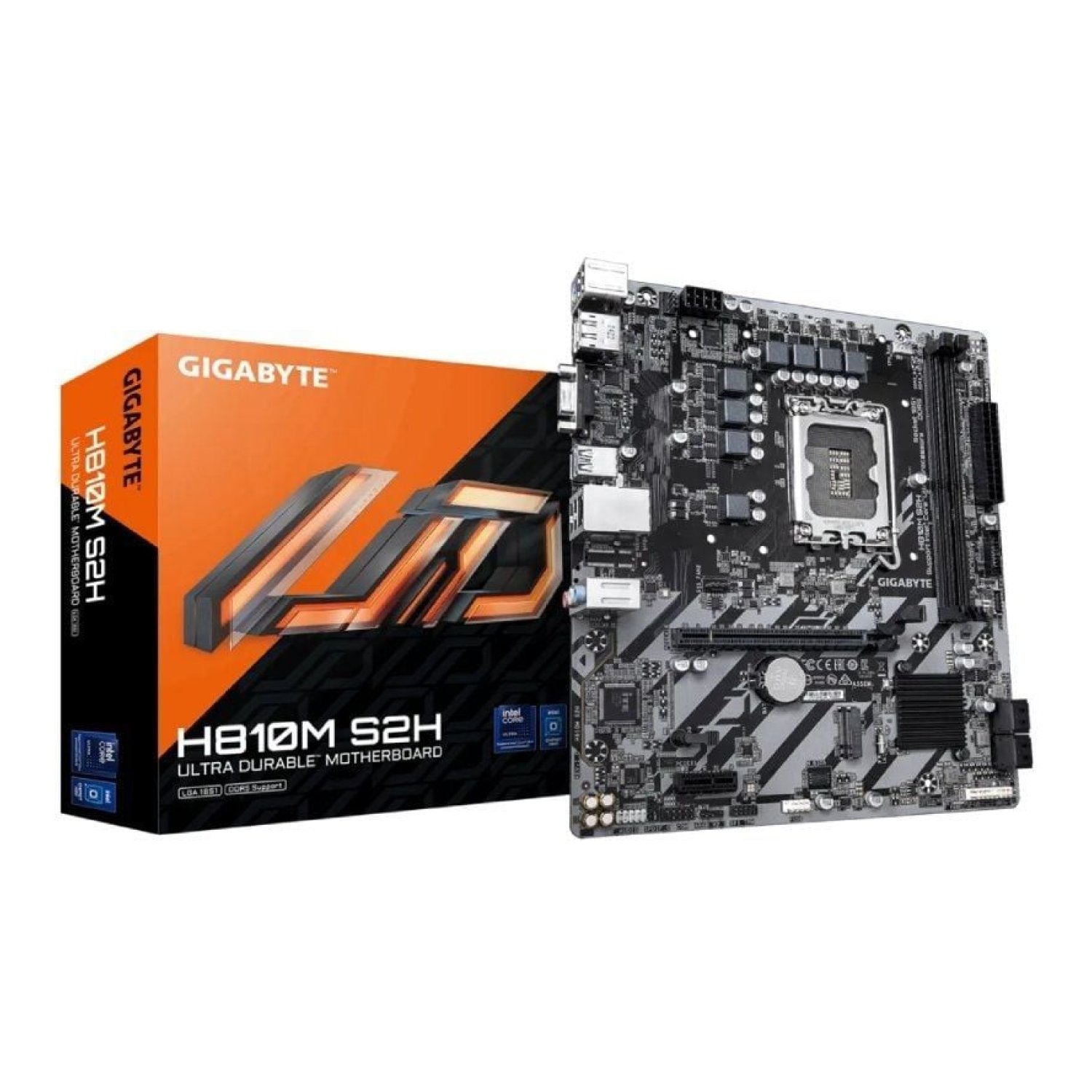 Gigabyte H810M S2H · Socket LGA 1851 · DDR5 · PCIe 4.0 · Micro ATX