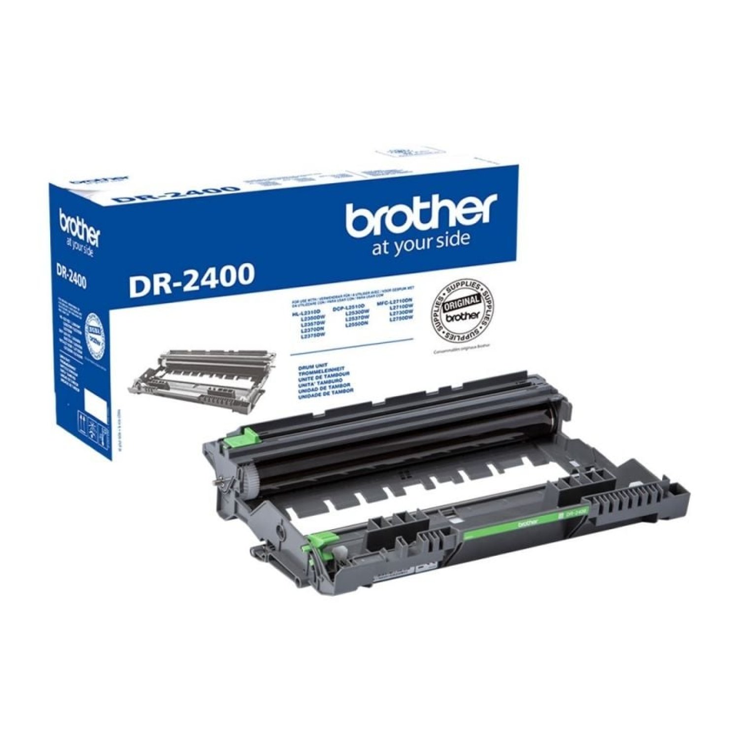 Brother DR-2400 · Tambor de Imagen Original · Compatible HL-L2400D/DCP-L2550DW