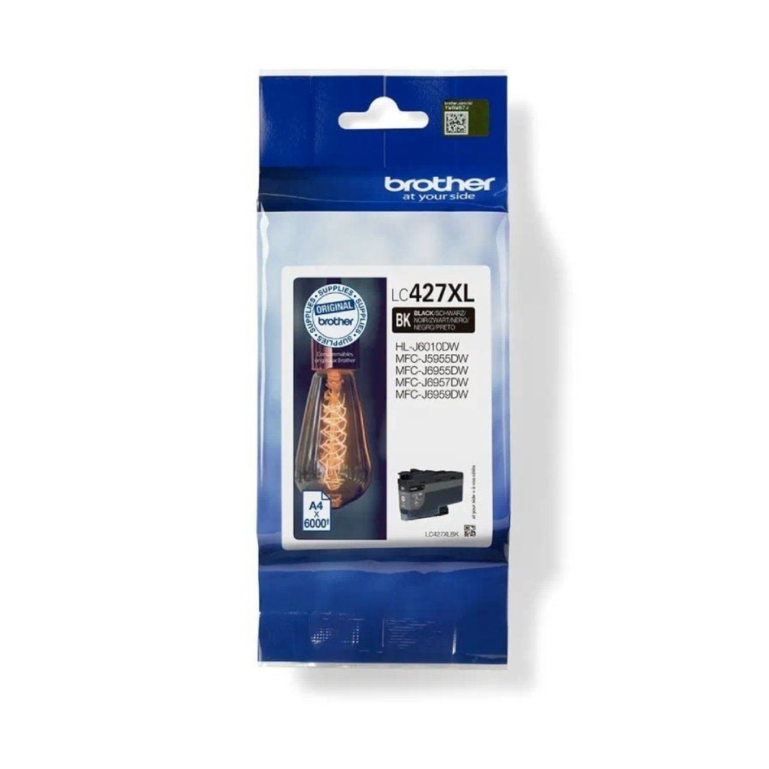 Brother LC-427 XL · Cartucho Tinta Original · Alta Capacidad · Negro
