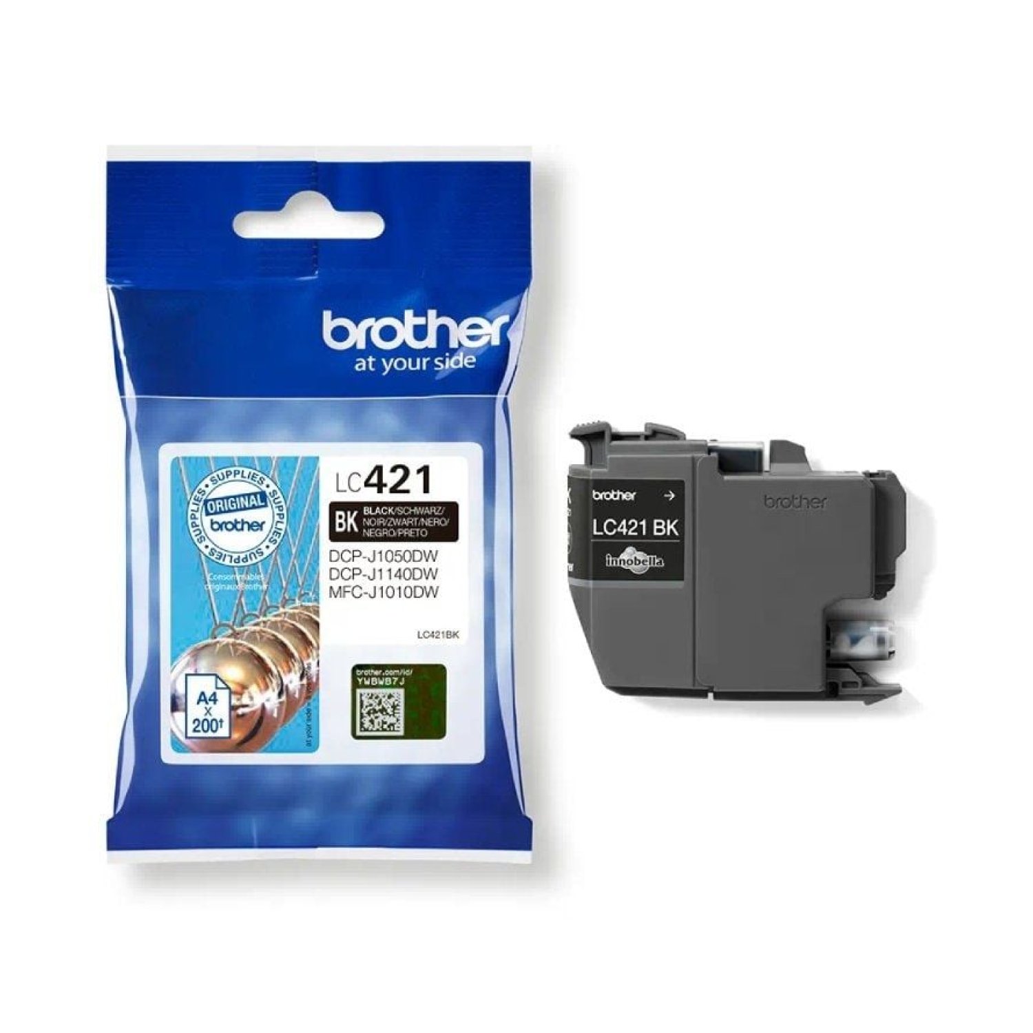 Brother · Cartucho de Tinta Original LC421 · Negro