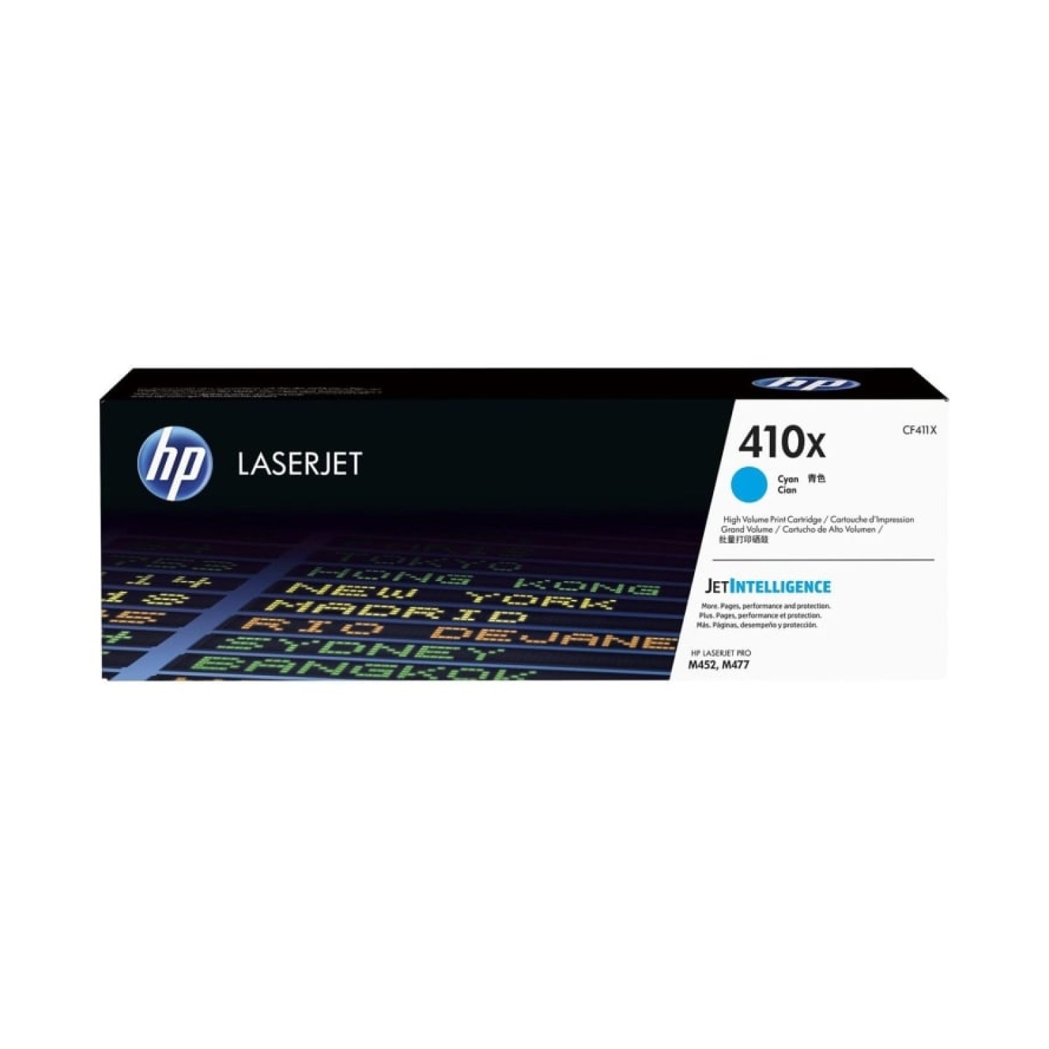 HP Tóner Original nº410X · Cian · Alto Rendimiento