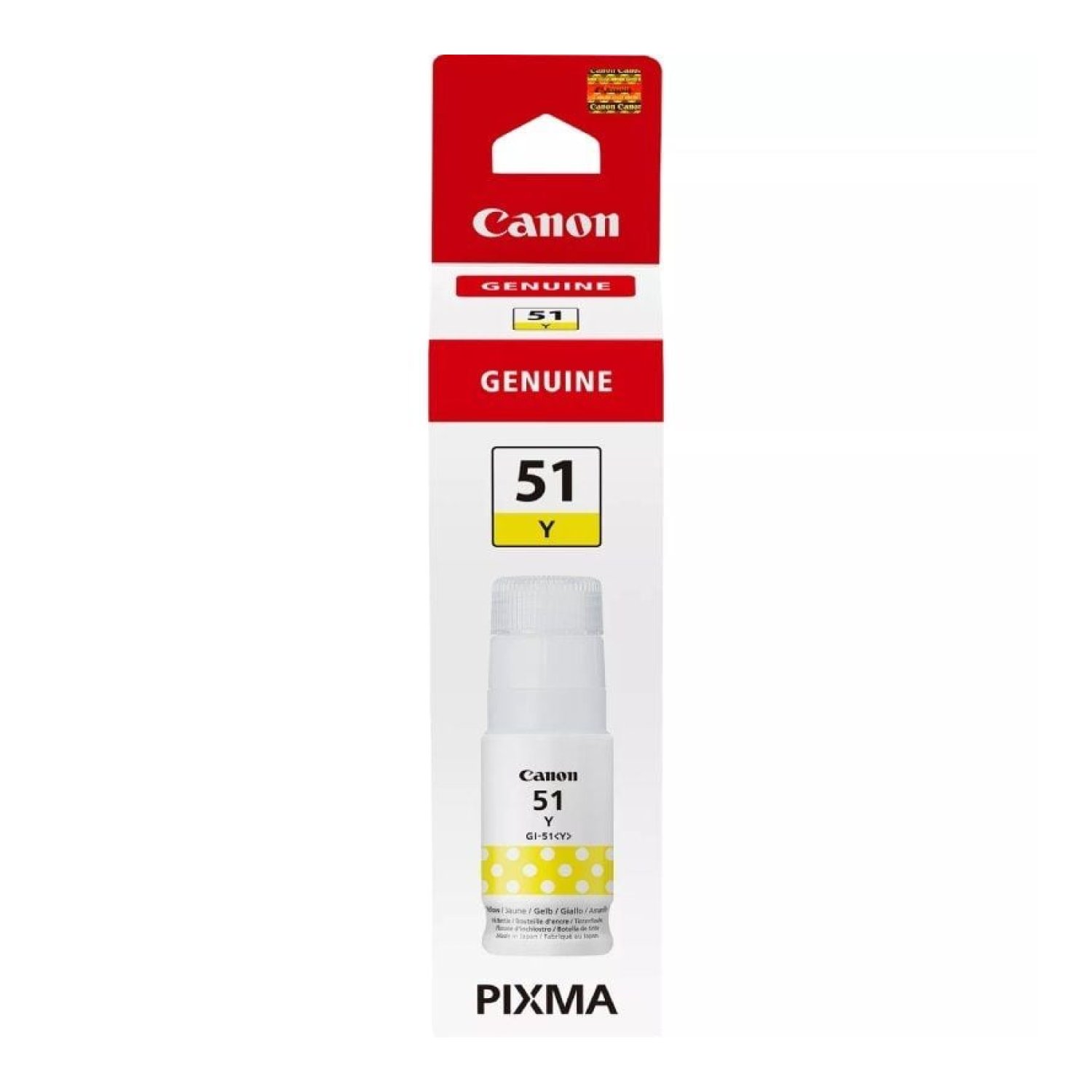 Canon GI-51 · Botella de Tinta Original · Amarilla