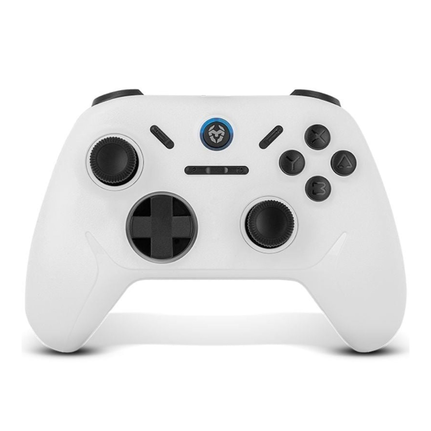 Krom Kadoer · Gamepad Inalámbrico · Blanco