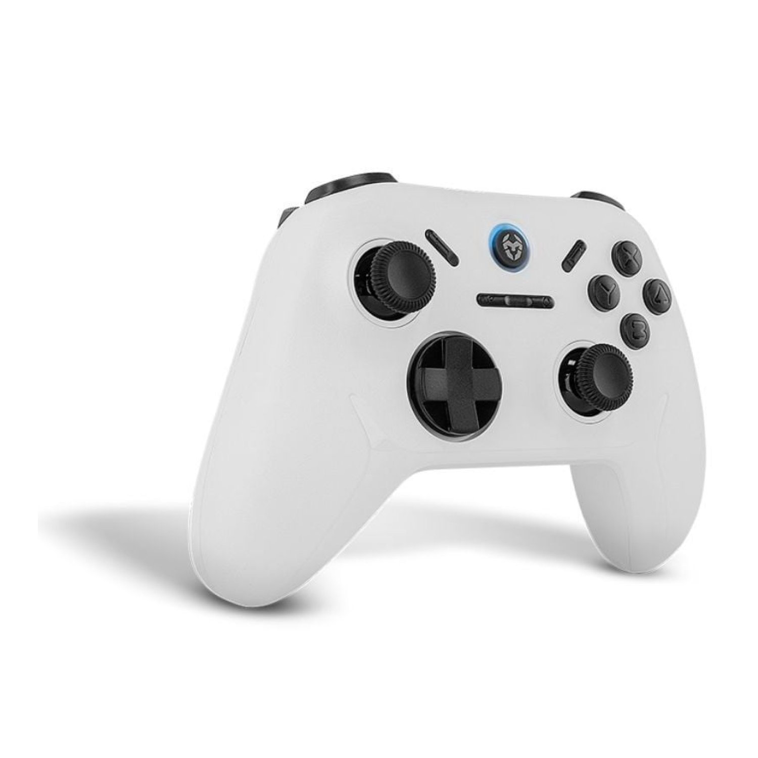 Krom Kadoer · Gamepad Inalámbrico · Blanco