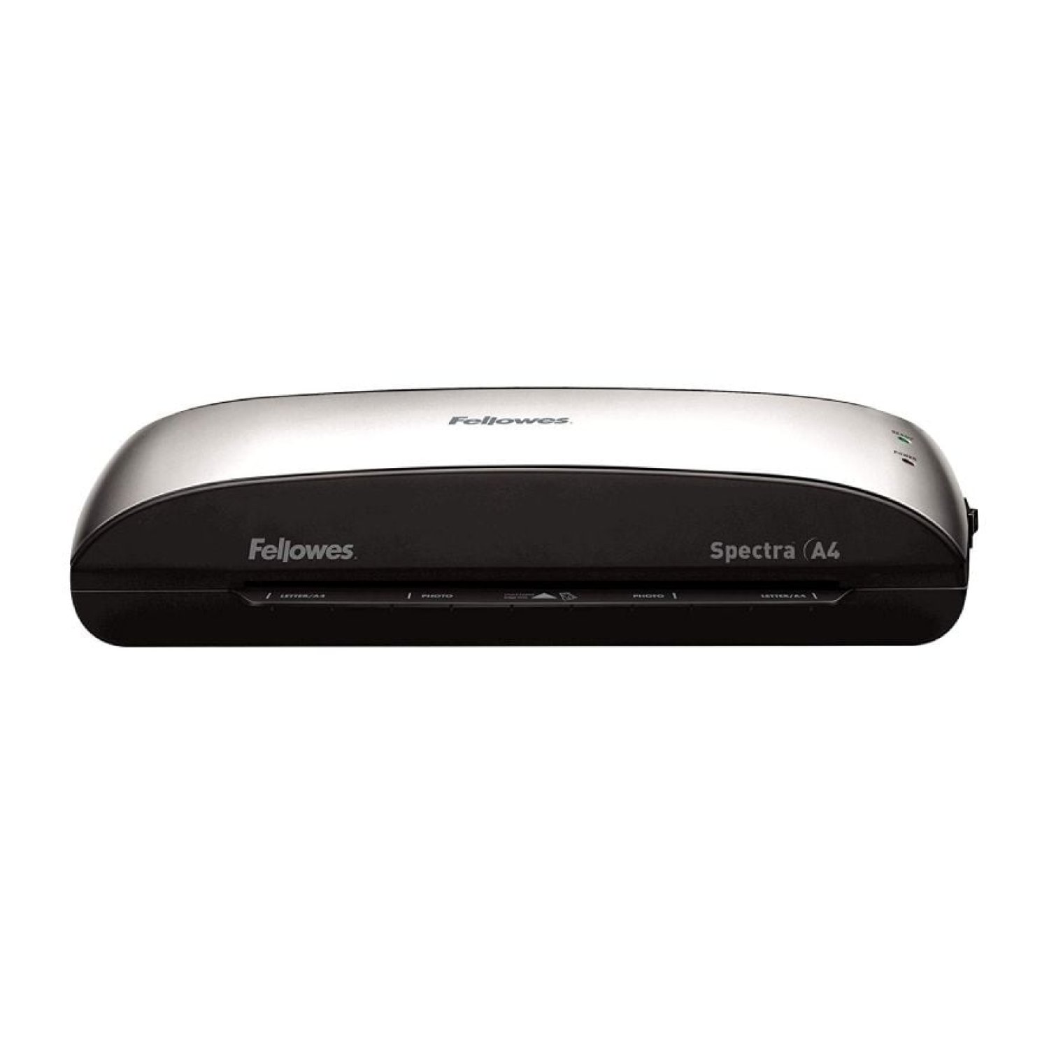 Fellowes Spectra · Plastificadora A4 · 125 micras · Negra y Gris