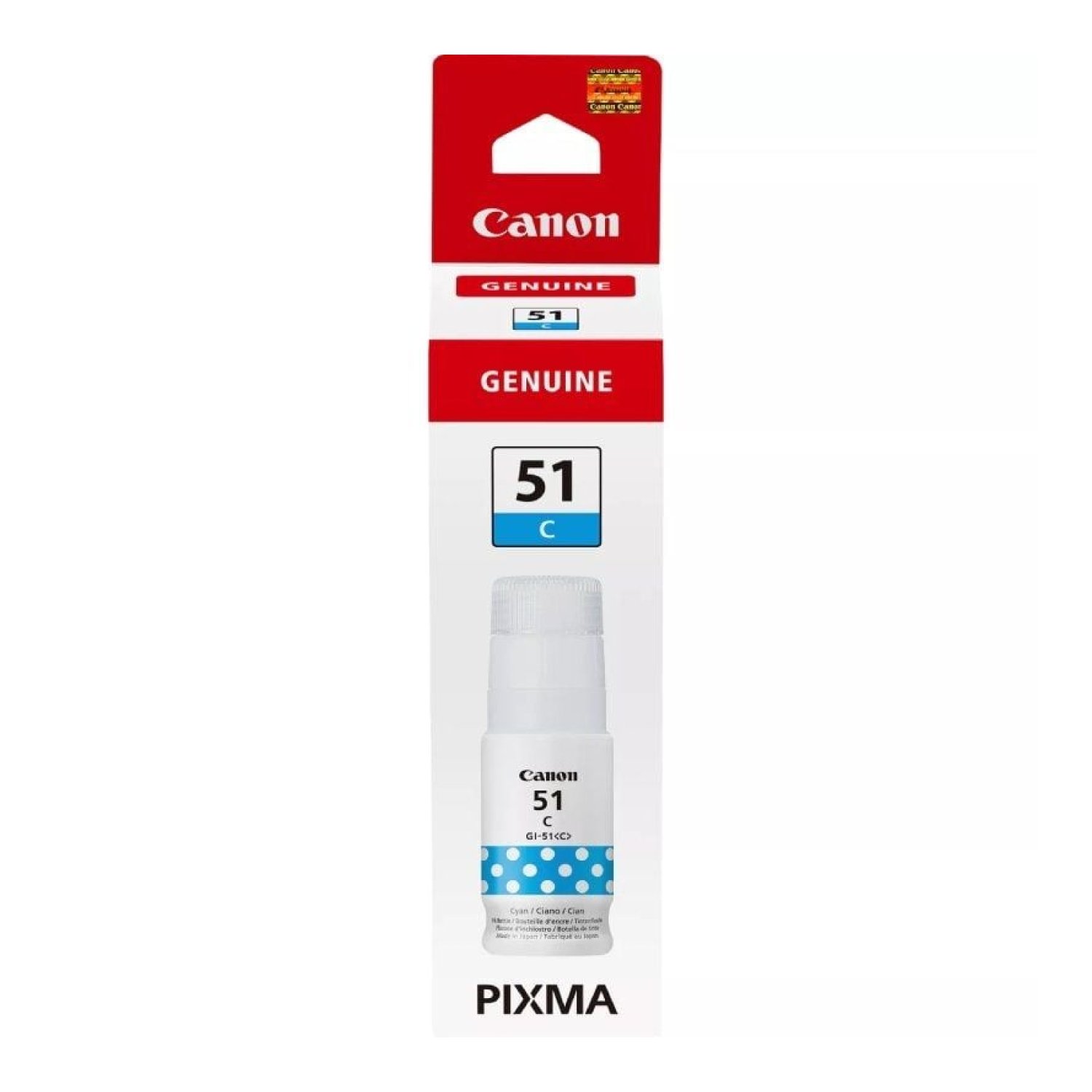 Canon GI-51 · Botella de Tinta Original · Cian