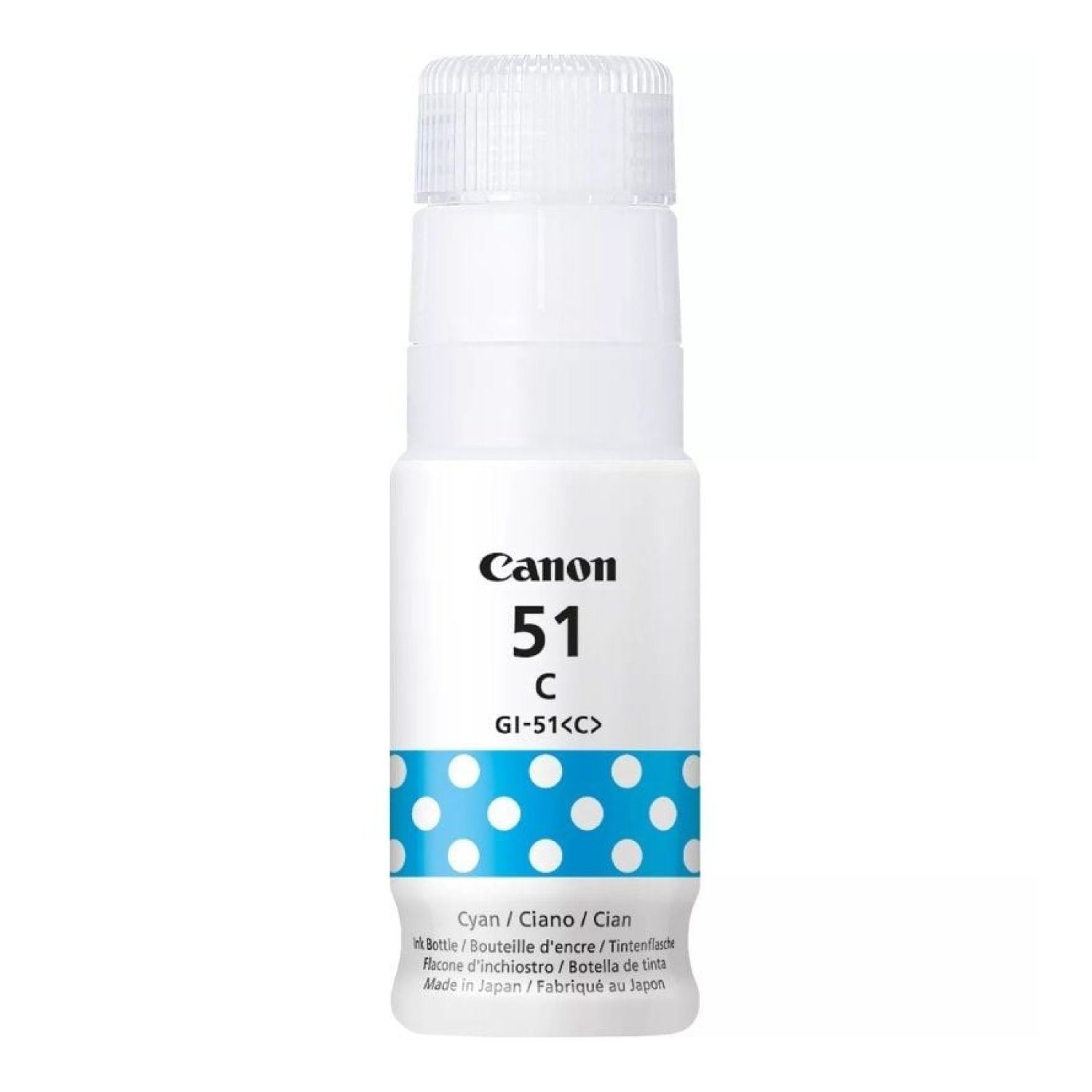 Canon GI-51 · Botella de Tinta Original · Cian