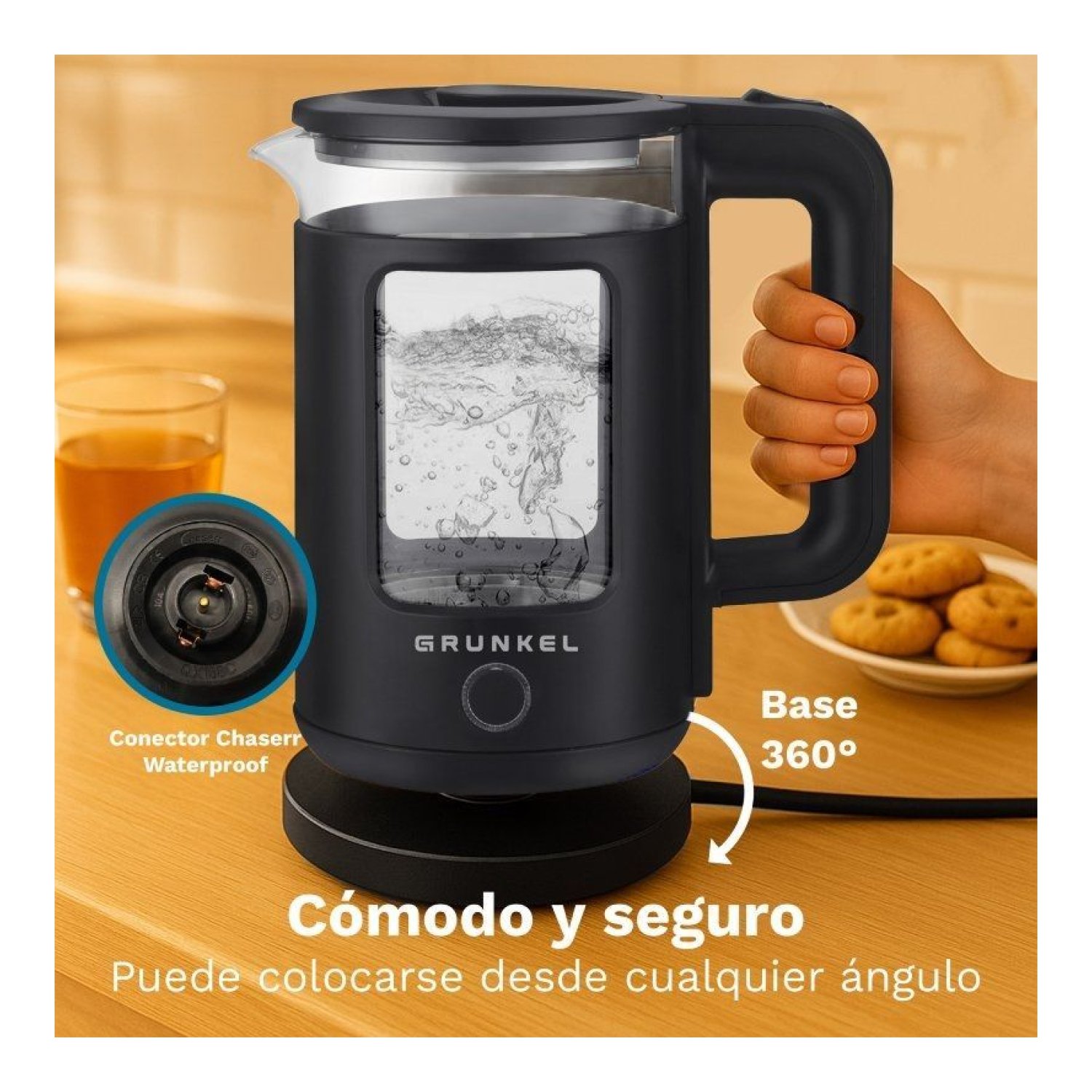 Grunkel Hervidor de Agua · 1.8L · 1500W