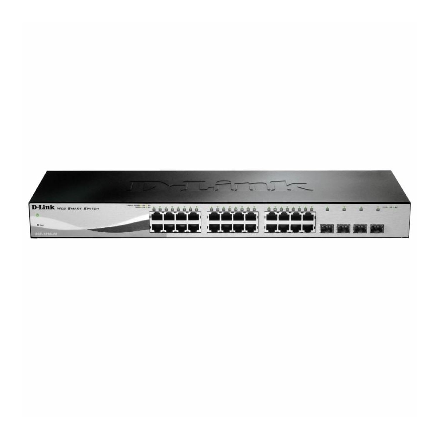 D-Link DGS-1210-28 · Switch Gestionable · 28 Puertos Gigabit · RJ-45 10/100/1000 · SFP