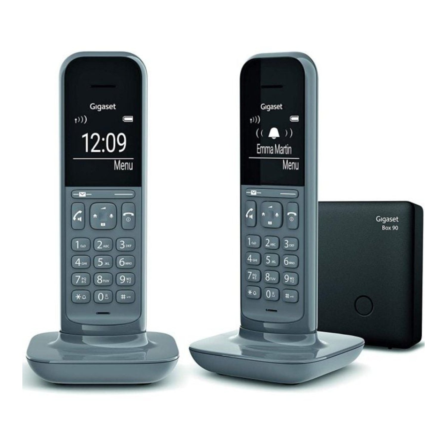 Gigaset CL390 · Teléfono Inalámbrico · Pack Dúo · Gris
