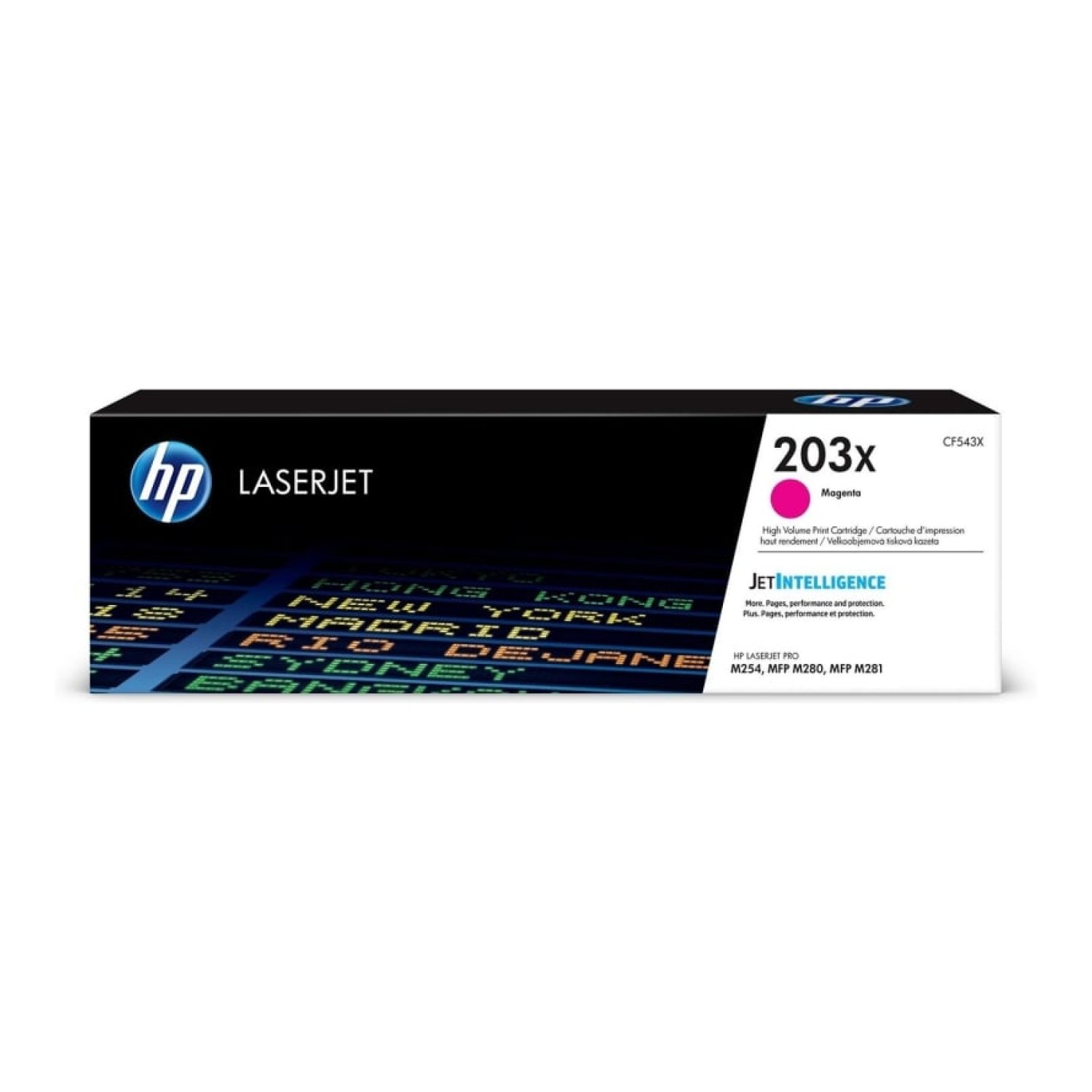 HP Tóner nº203X XL · Alta Capacidad · Magenta