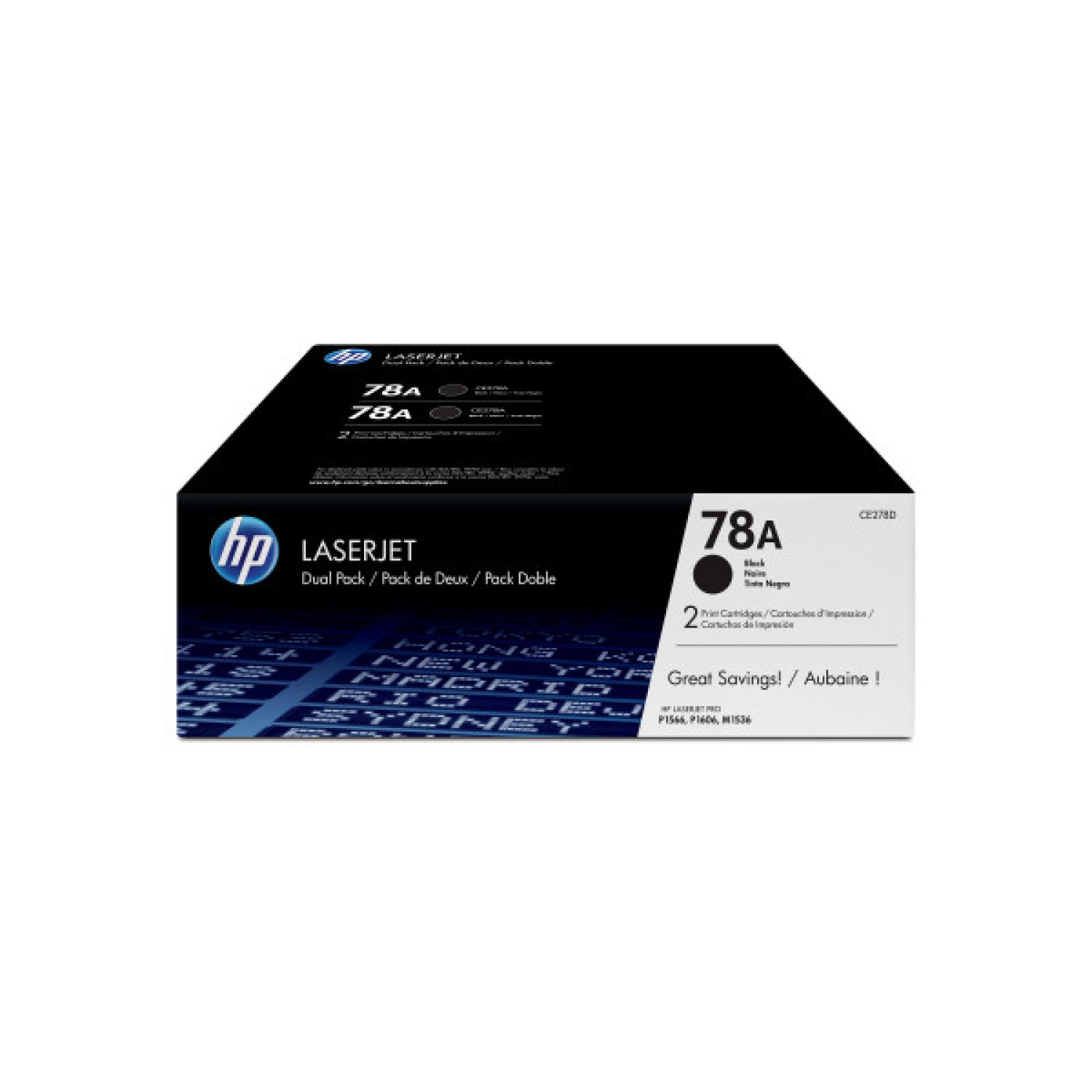 HP Tóner nº78A · Pack 2 Negro · Original