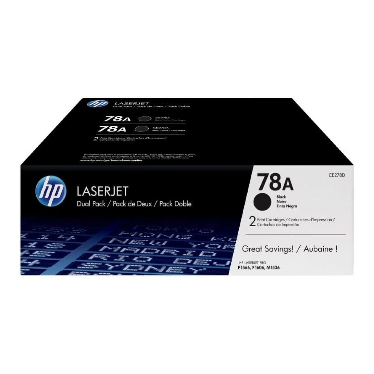 HP Tóner nº78A · Pack 2 Negro · Original