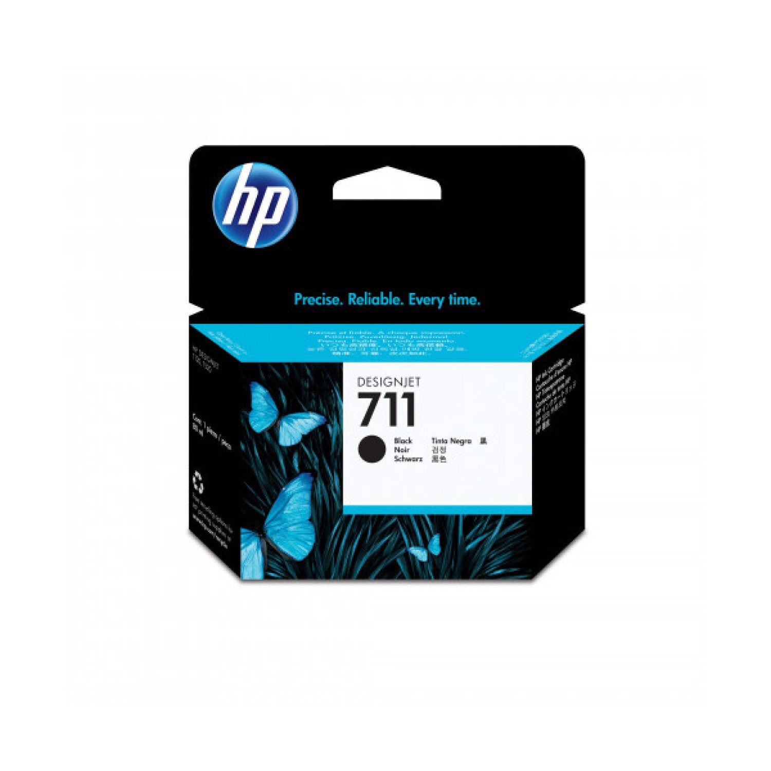HP · Cartucho de Tinta Original · Nº711 · Negro