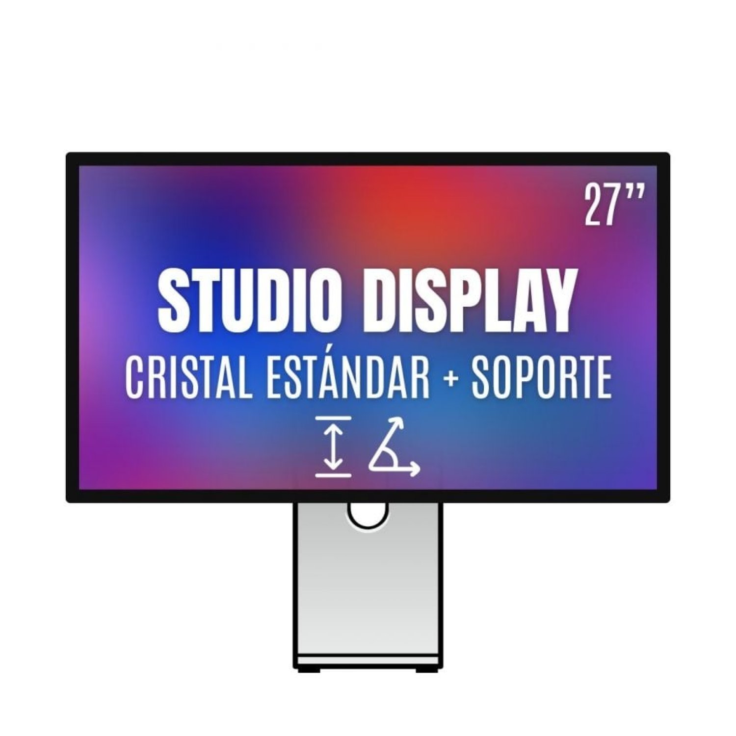 Apple Studio Display · 27" · Cristal Estándar · Soporte Ajustable