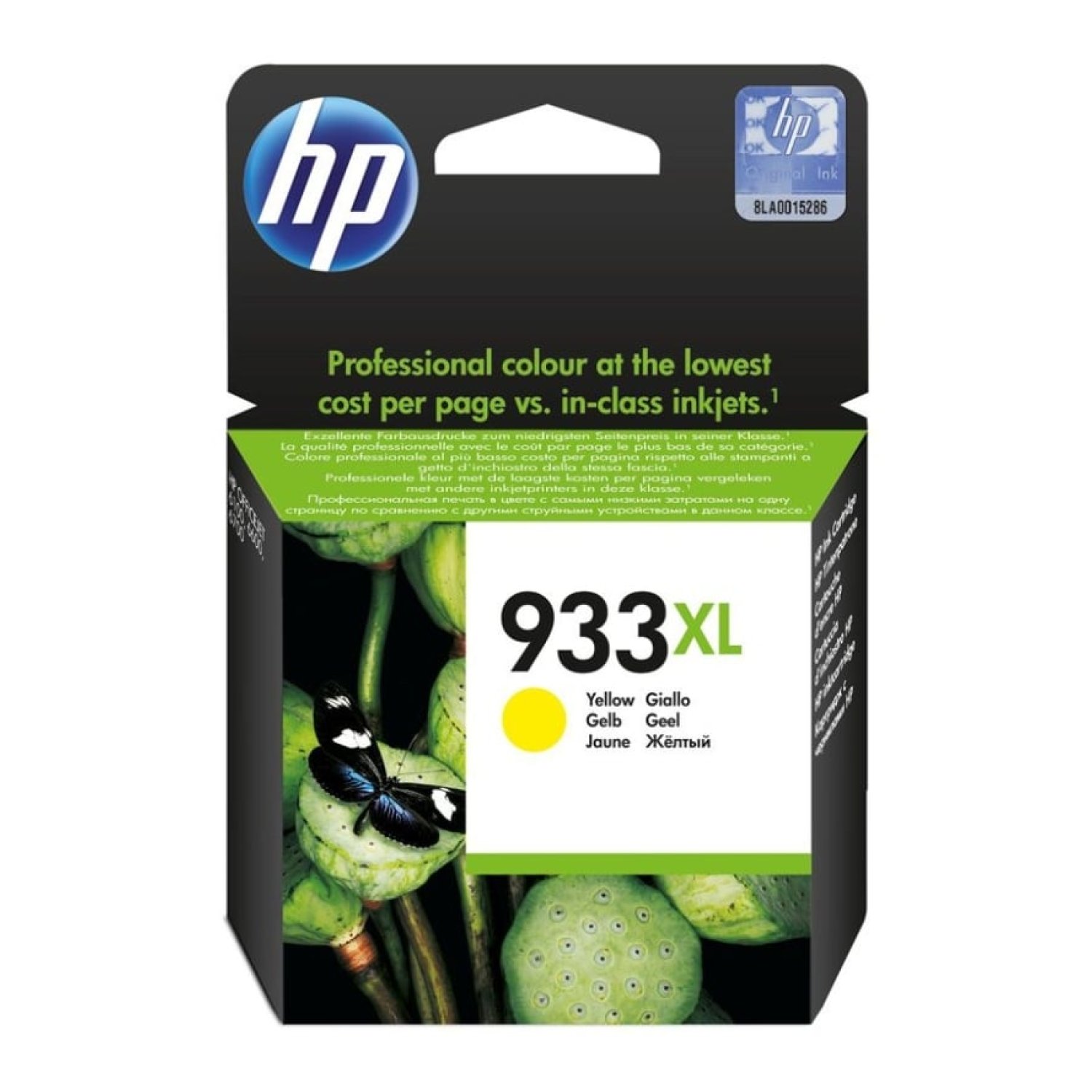 HP Cartucho nº933 XL · Alta Capacidad · Amarillo