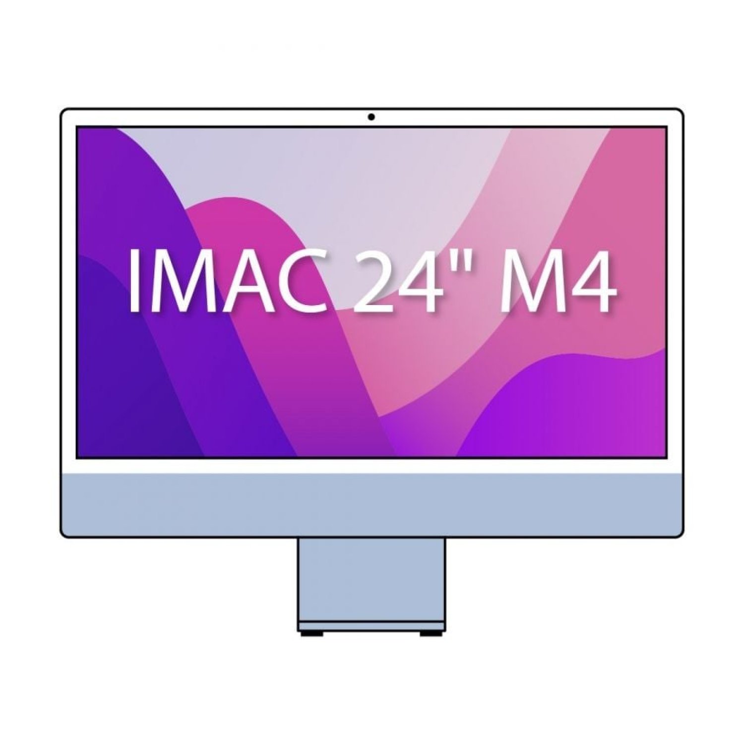 Apple iMac 24" Retina 4,5K / M4 10-Core CPU/ 16Gb/ 256Gb SSD/ 10-Core GPU/ Azul