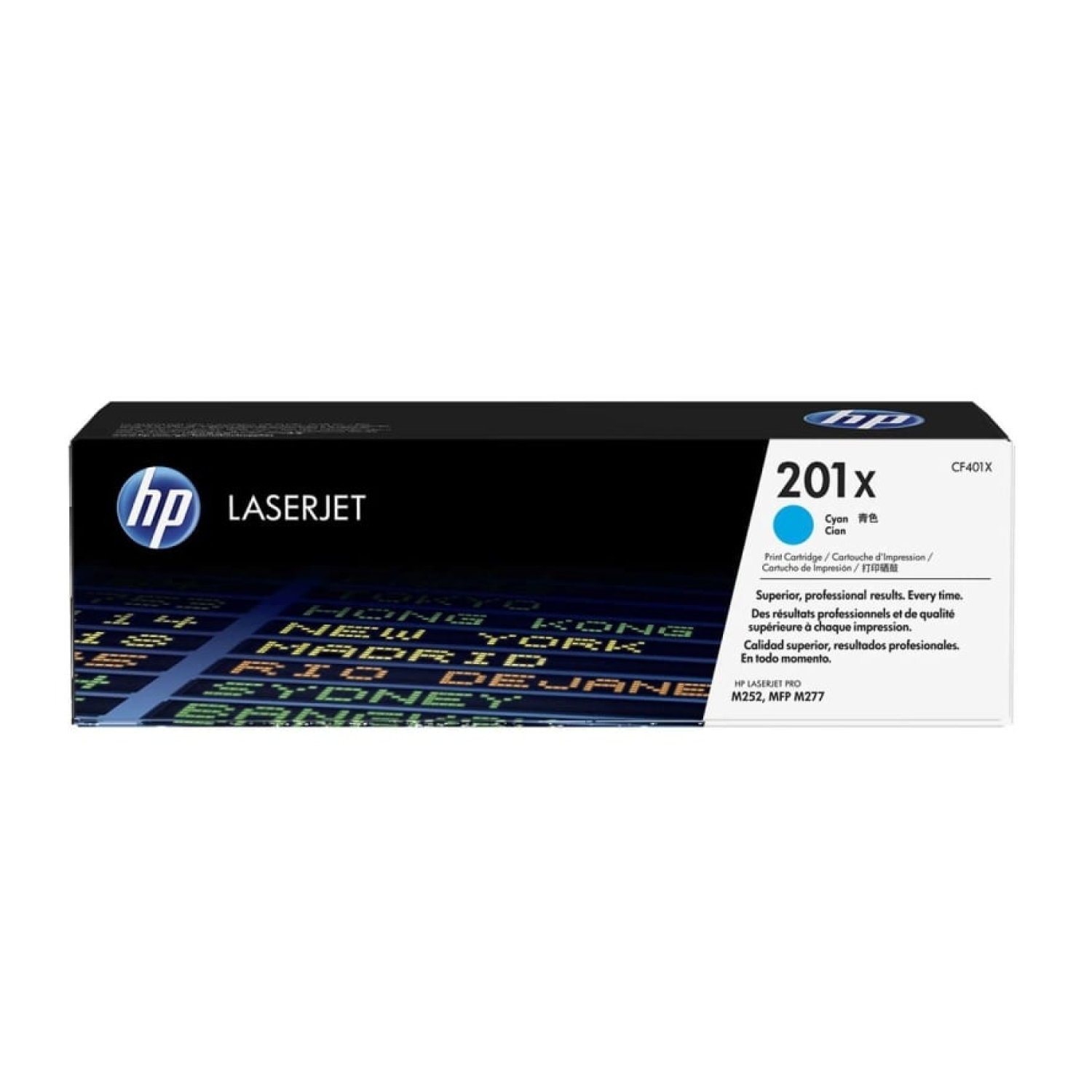 HP Toner Original nº201X XL · Cian · Alta Capacidad