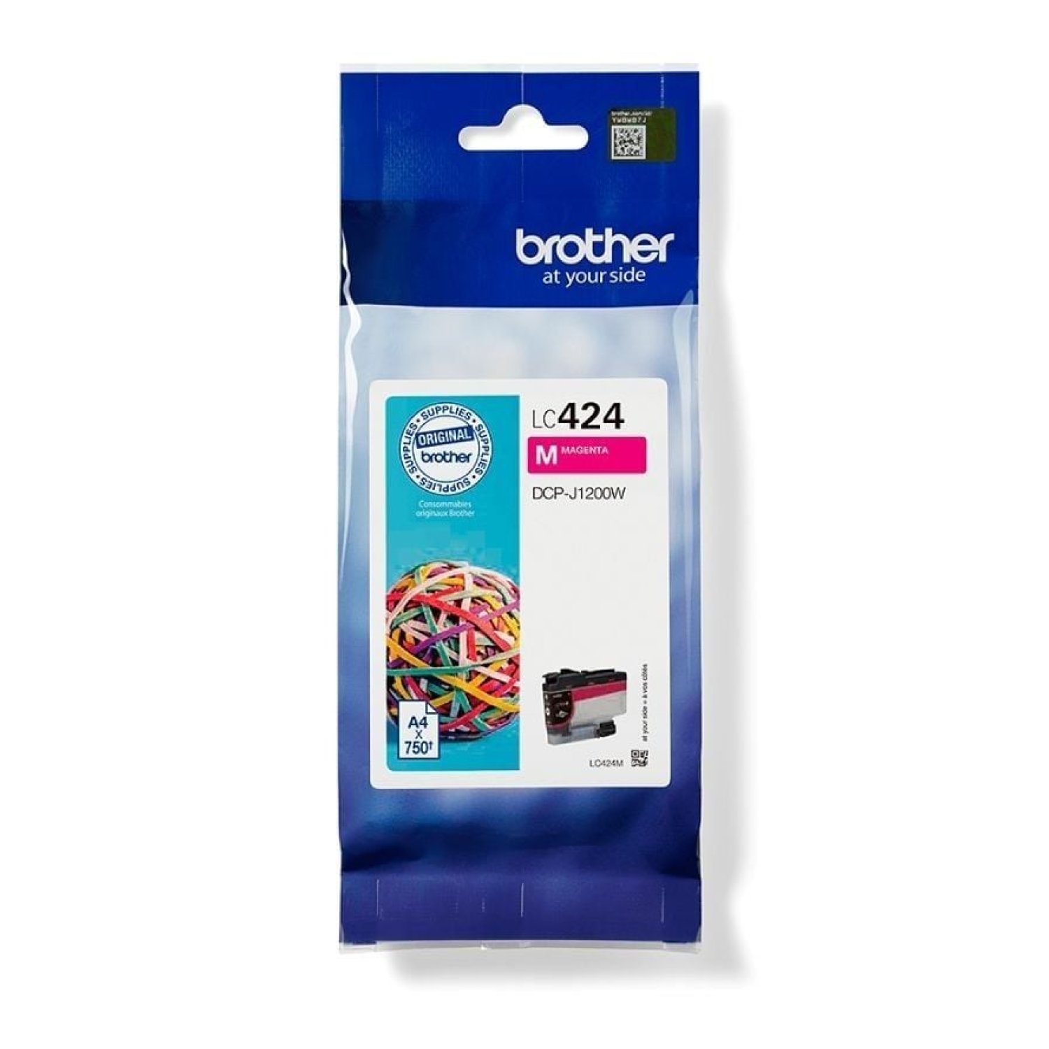 Brother LC424M · Cartucho de Tinta Original · Magenta