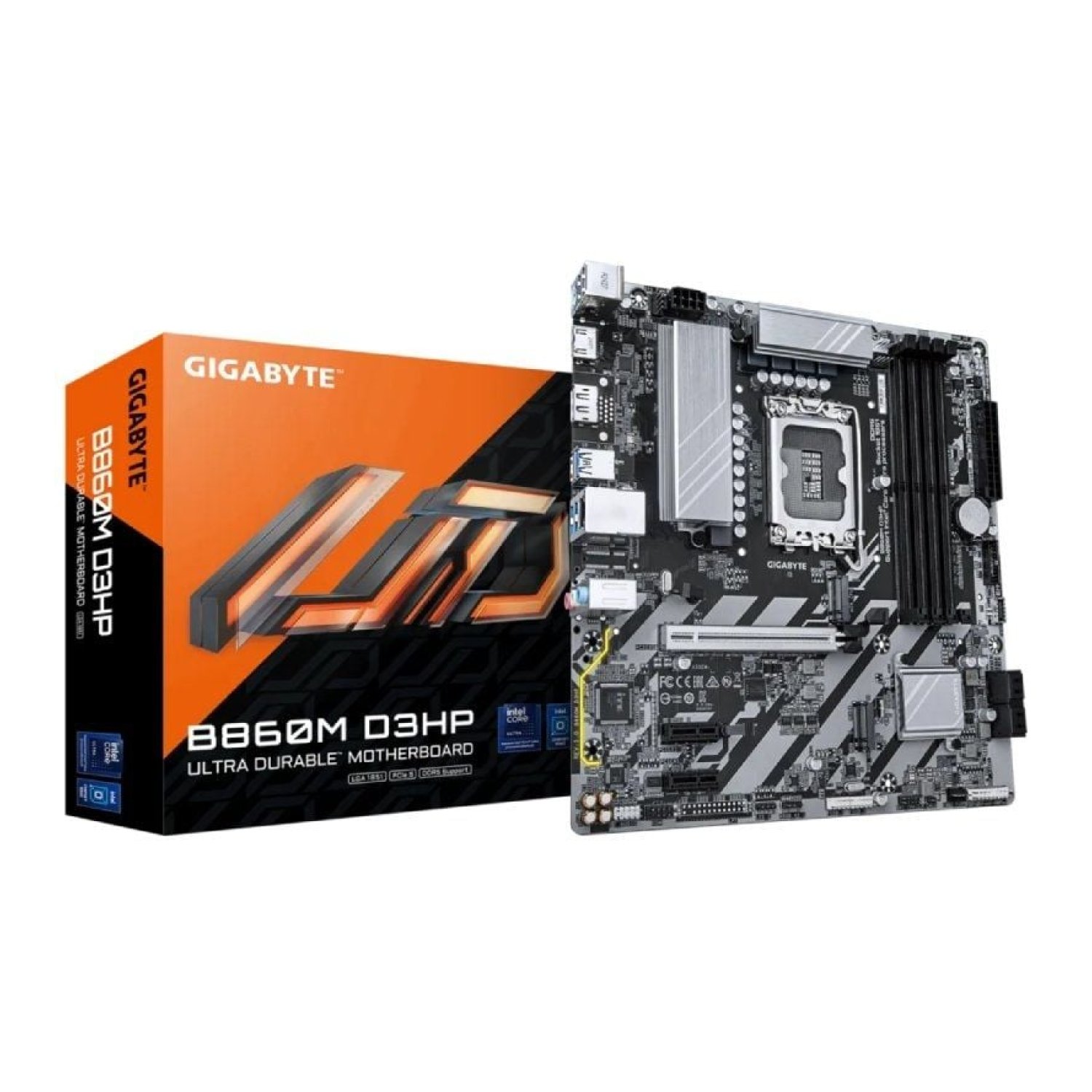 Gigabyte B860M DS3H · Socket 1851 · Micro ATX · DDR5 · PCIe 5.0
