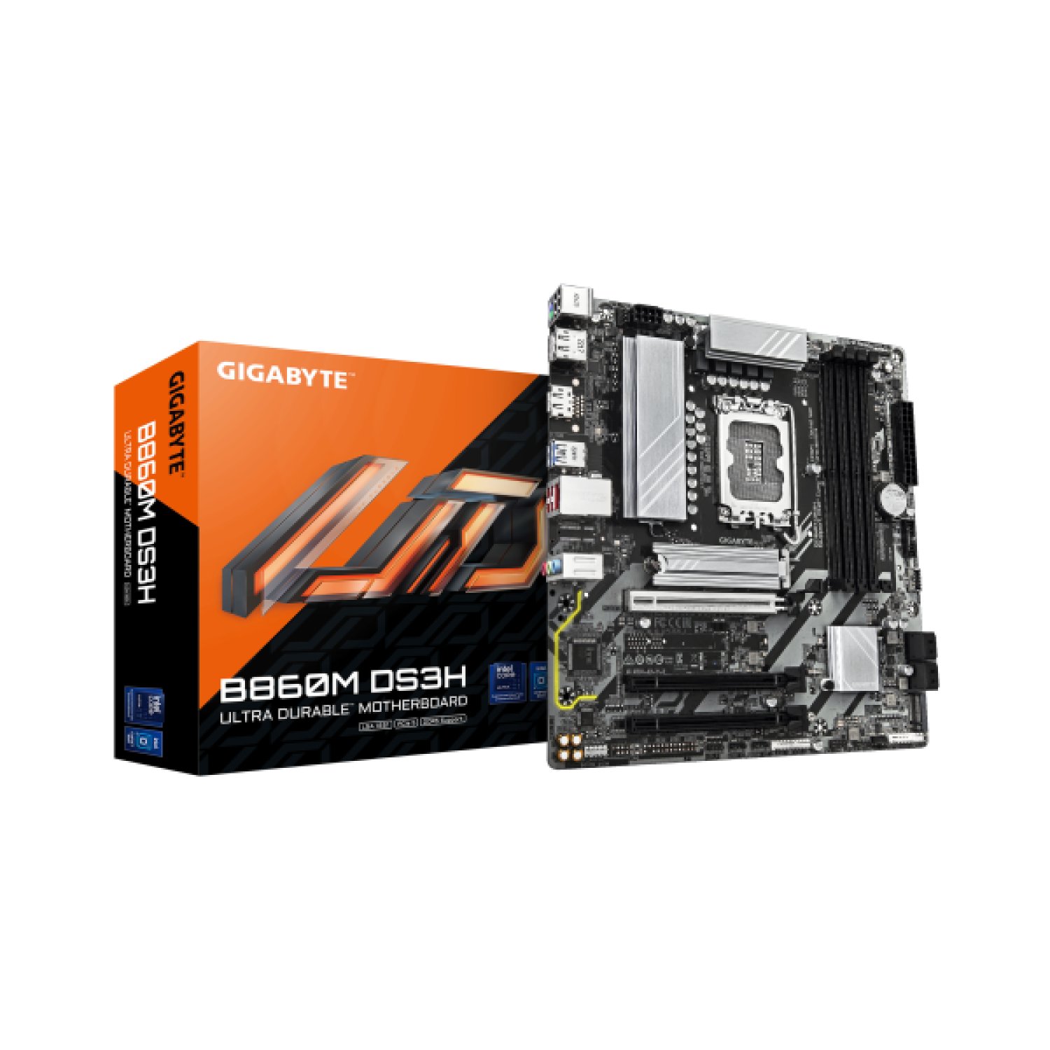 Gigabyte B860M DS3H · Socket 1851 · Micro ATX · DDR5 · PCIe 5.0