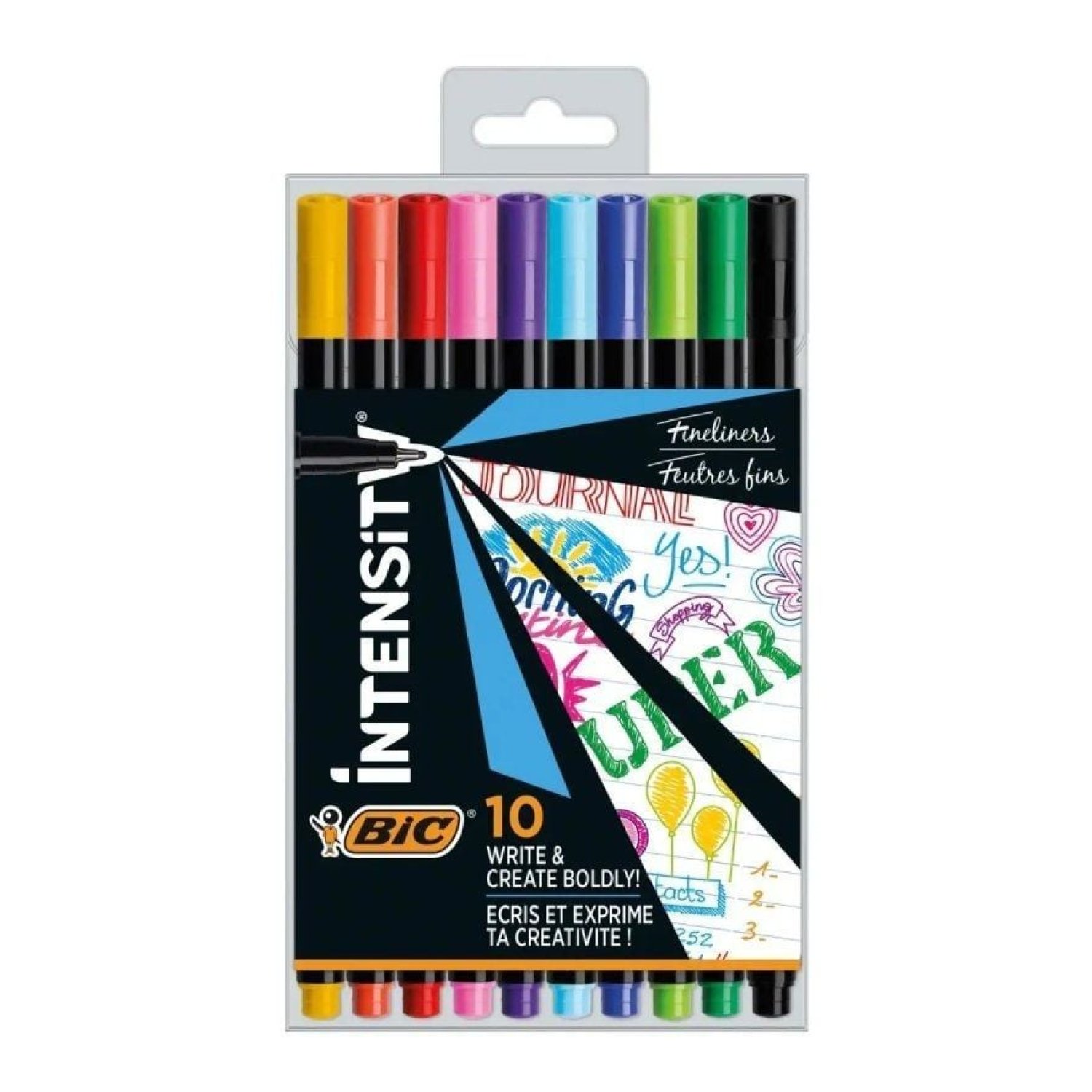 BIC Intensity Fine · Rotuladores Punta Fina · Colores Surtidos