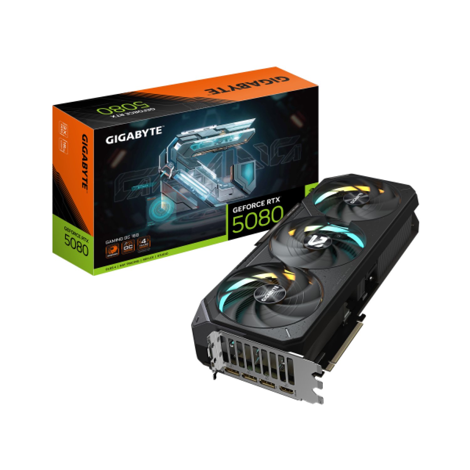 Gigabyte GeForce RTX 5080 Gaming OC · 16GB GDDR7 · Tarjeta Gráfica