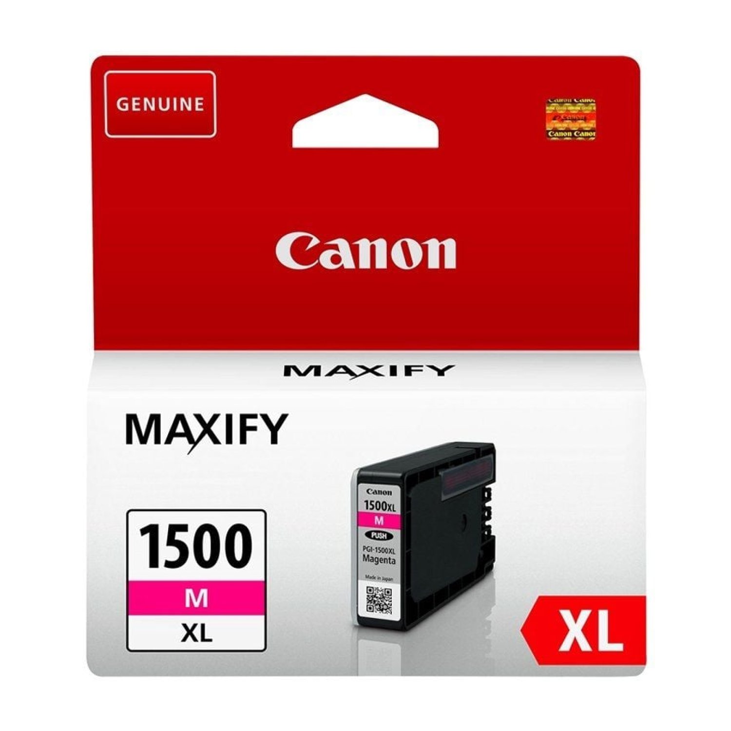 Cartucho de Tinta Original Canon PGI-1500XL Alta Capacidad/ Magenta