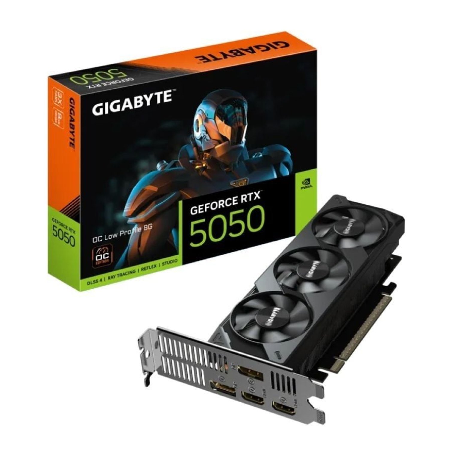 Gigabyte GeForce RTX 5050 OC · 8GB GDDR6 · Low Profile · Ultra Compacta