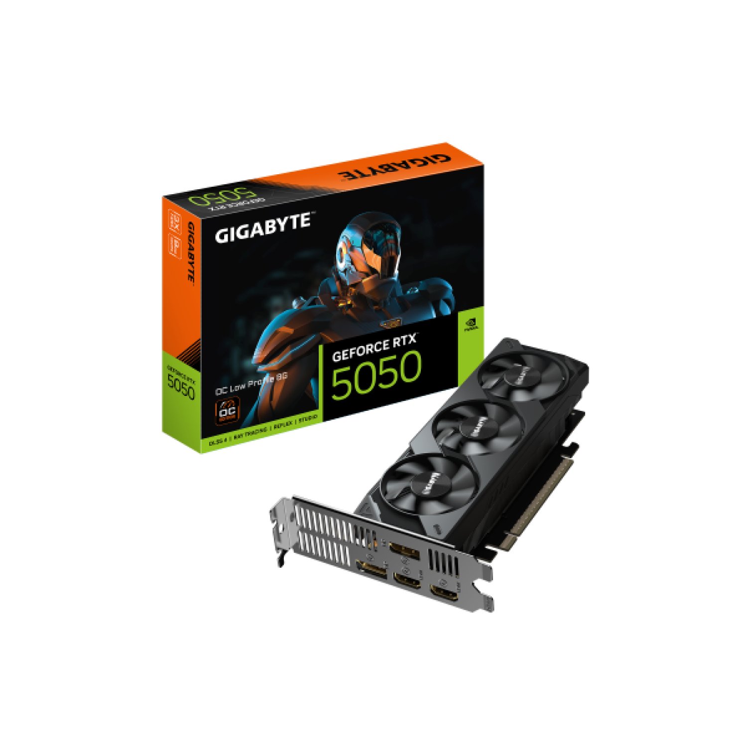 Gigabyte GeForce RTX 5050 OC · 8GB GDDR6 · Low Profile · Ultra Compacta